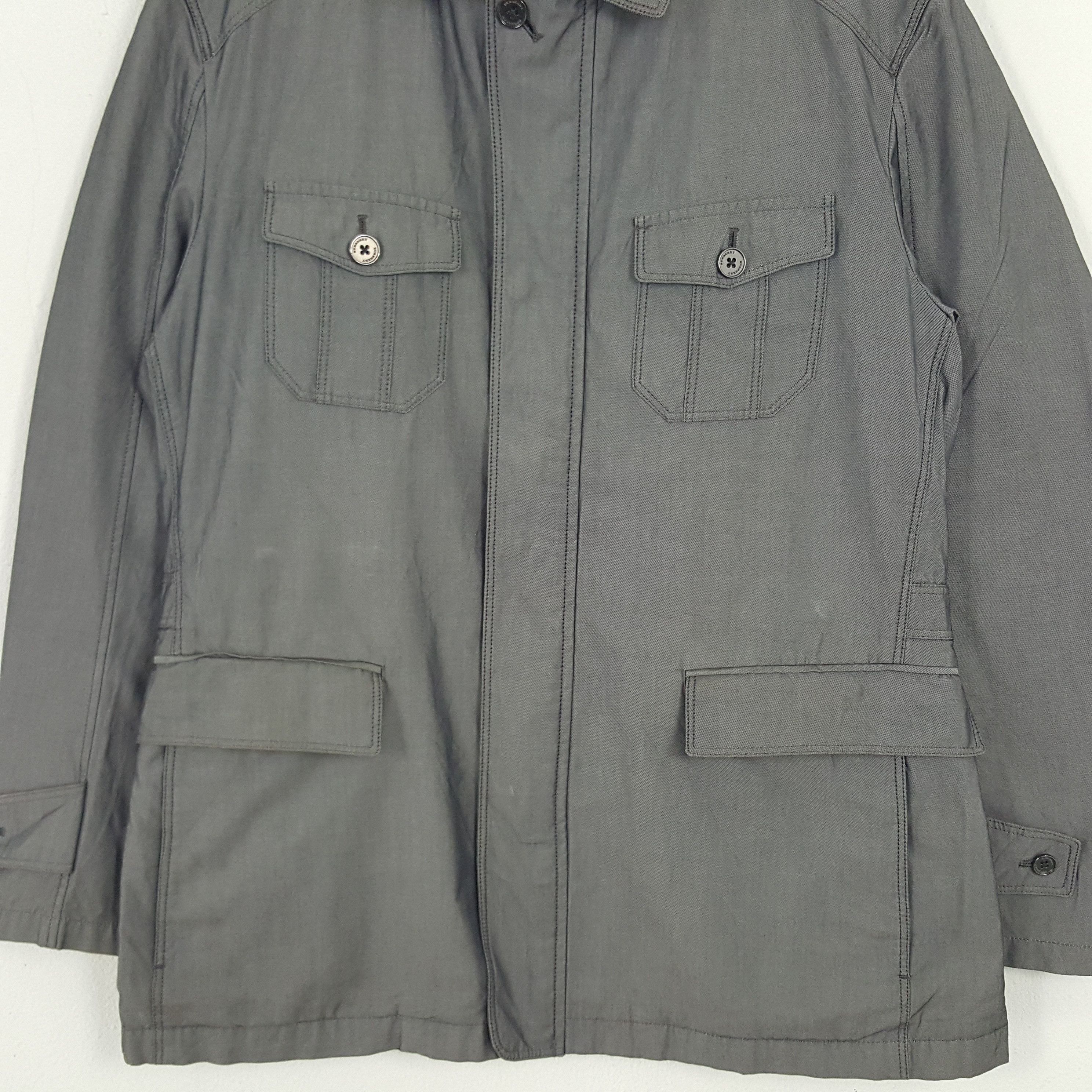 Burberry × Vintage Vintage Burberry London Custom Art Zipper Jacket Size US L / EU 52-54 / 3 - 4 Thumbnail