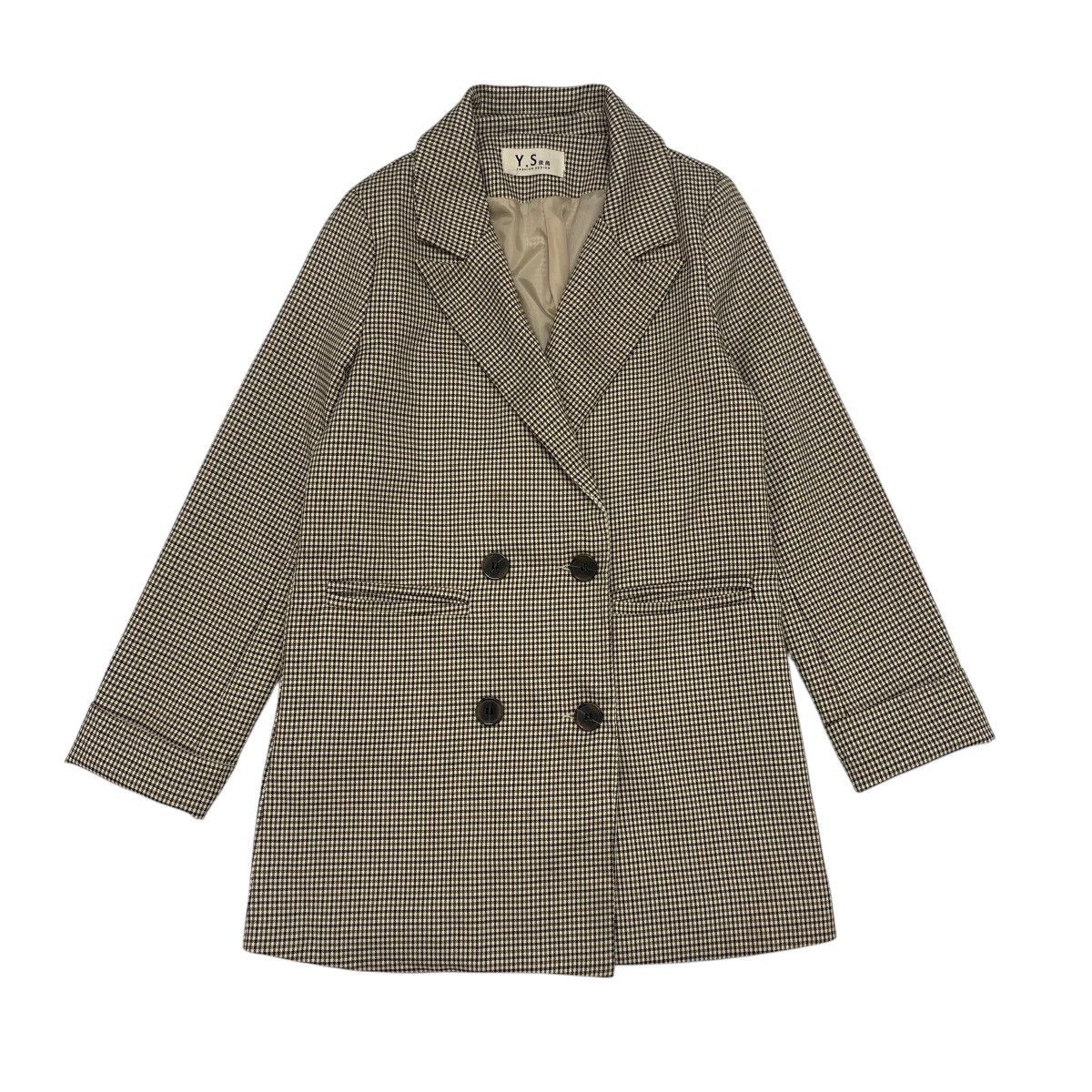 Japanese Brand × Y's × Yohji Yamamoto Y’s Yohji Yamamoto Gingham Jacket Size S / US 4 / IT 40 - 1 Thumbnail