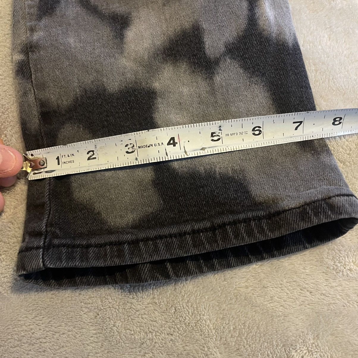 Other Wild Fable Jeans Women 16 Black Tie Dye Button Fly (32x30) Size 32" / US 10 / IT 46 - 10 Thumbnail