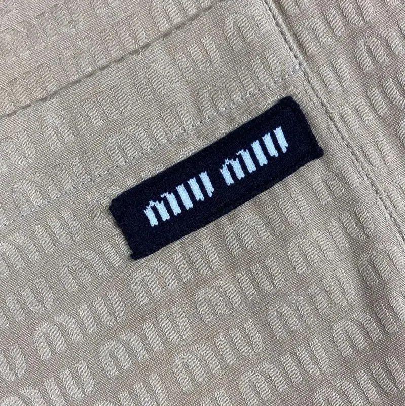 Miu Miu Miu Miu Khaki Cotton Women's Shirt . Size M / US 6-8 / IT 42-44 - 3 Thumbnail