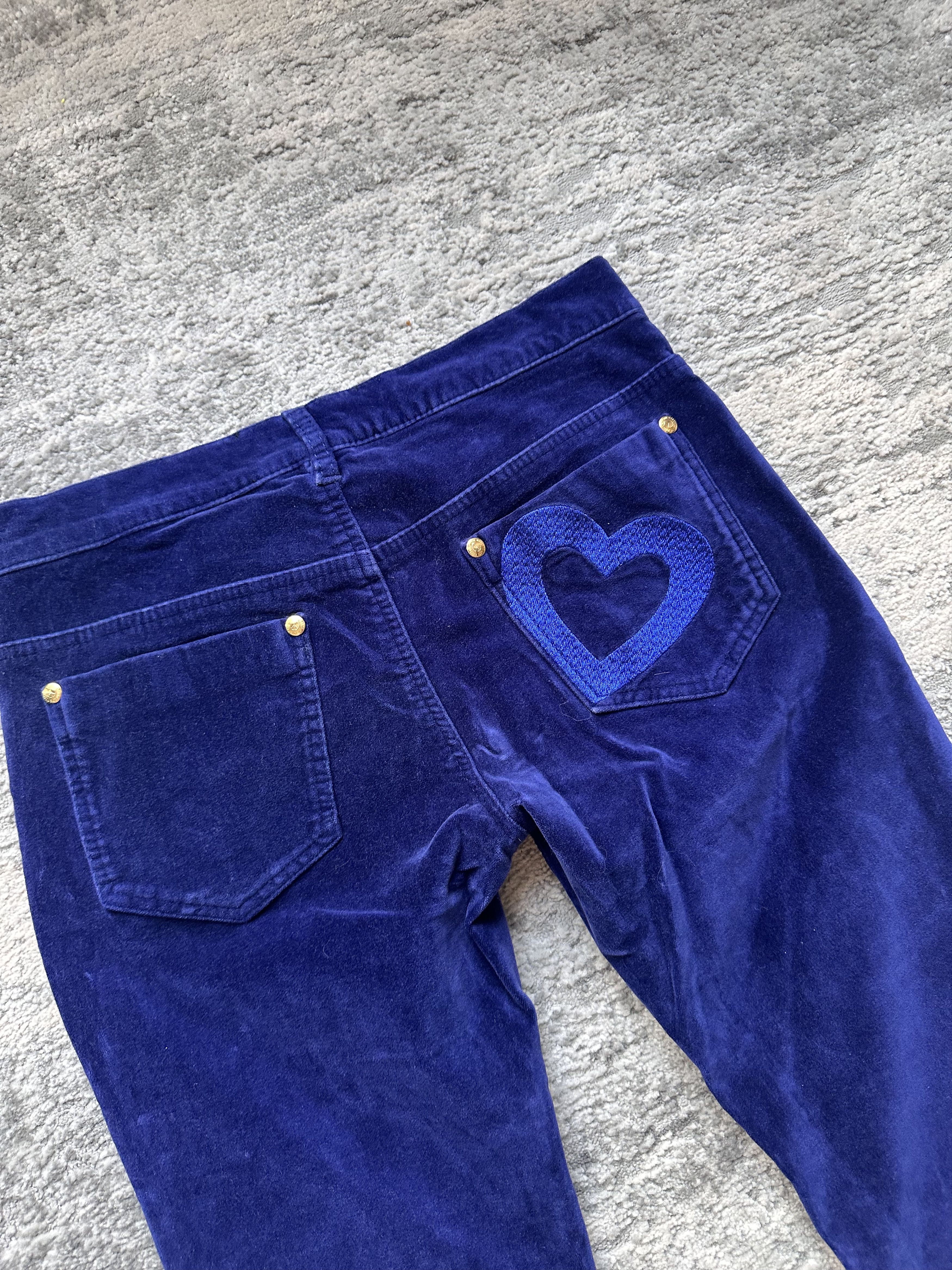 Love Moschino Love Moschino Velour Pants Size 27" / US 4 / IT 40 - 7 Thumbnail