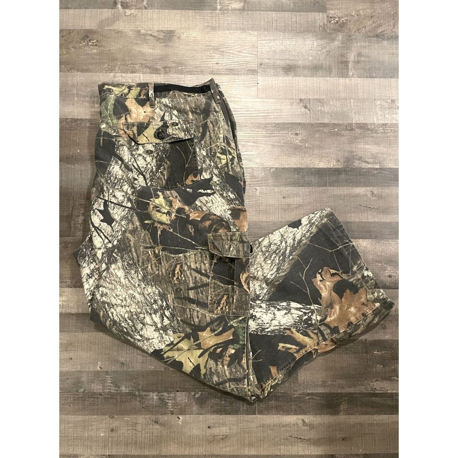 Vintage Vintage 90s Mossy Oak Camo Cargo Pants - XL Size US 36 / EU 52 - 2 Thumbnail