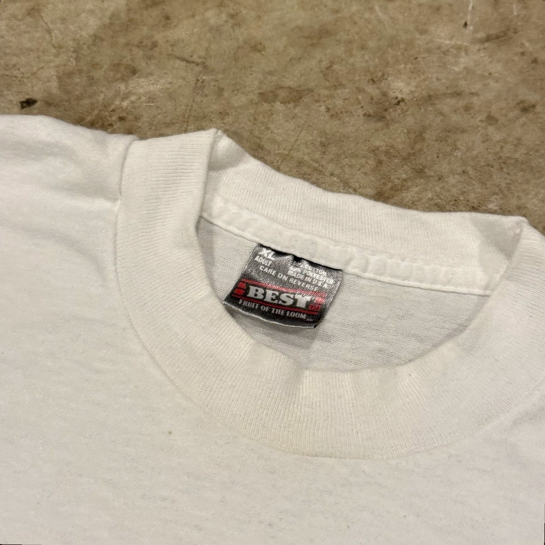 Fruit Of The Loom VINTAGE 90s Michigan Mexican Festival Fruit of the Loom Single Stitch Shirt XL White Mens Size US XL / EU 56 / 4 - 3 Thumbnail