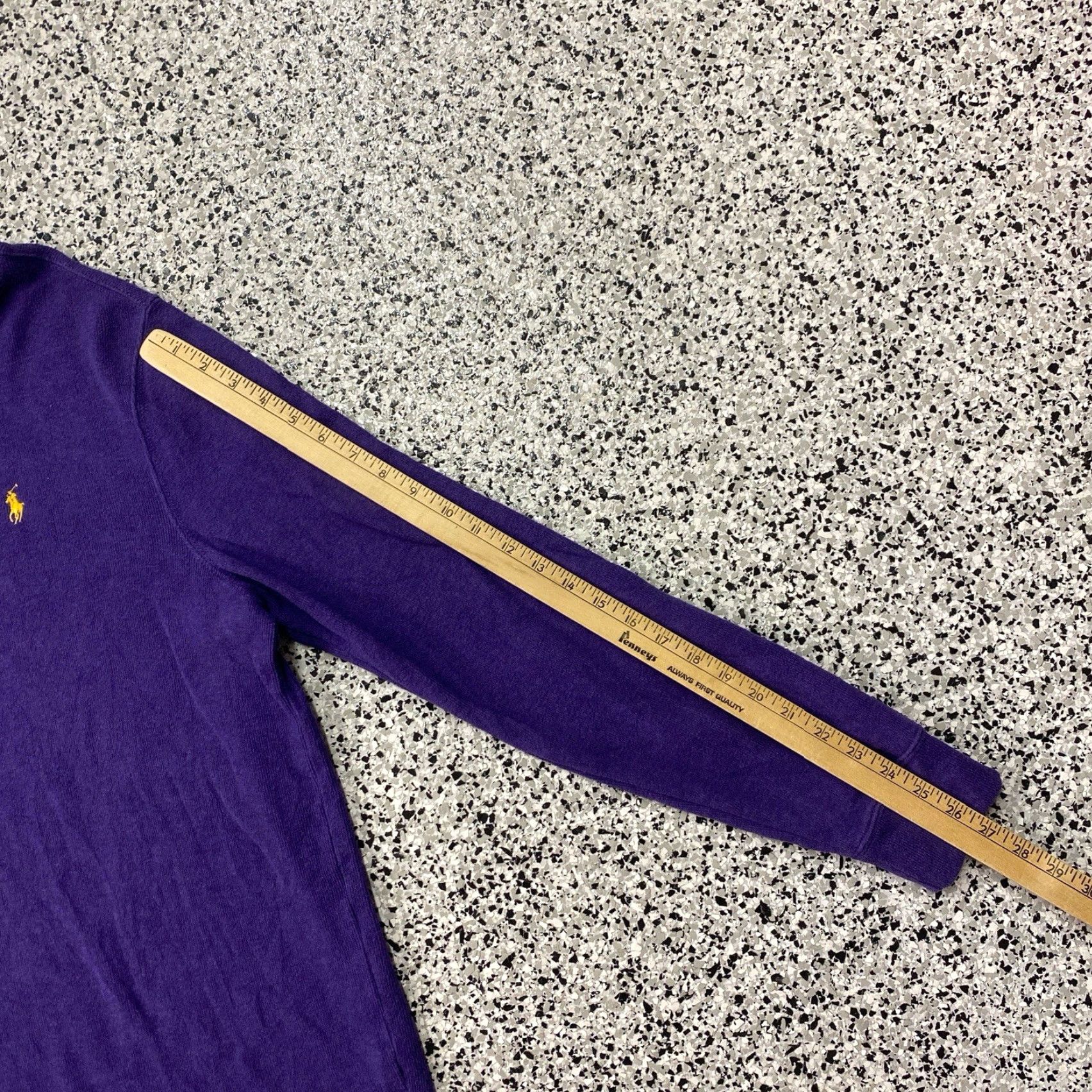 Polo Ralph Lauren Ralph Lauren Polo Sweater L Purple Pony Knit Pullover Zip Sweatshirt Mens Long Sleeve Turtleneck 1/4 Zip Casual Workwear Knit Cotton Logo Embroidered Size US L / EU 52-54 / 3 - 4 Thumbnail