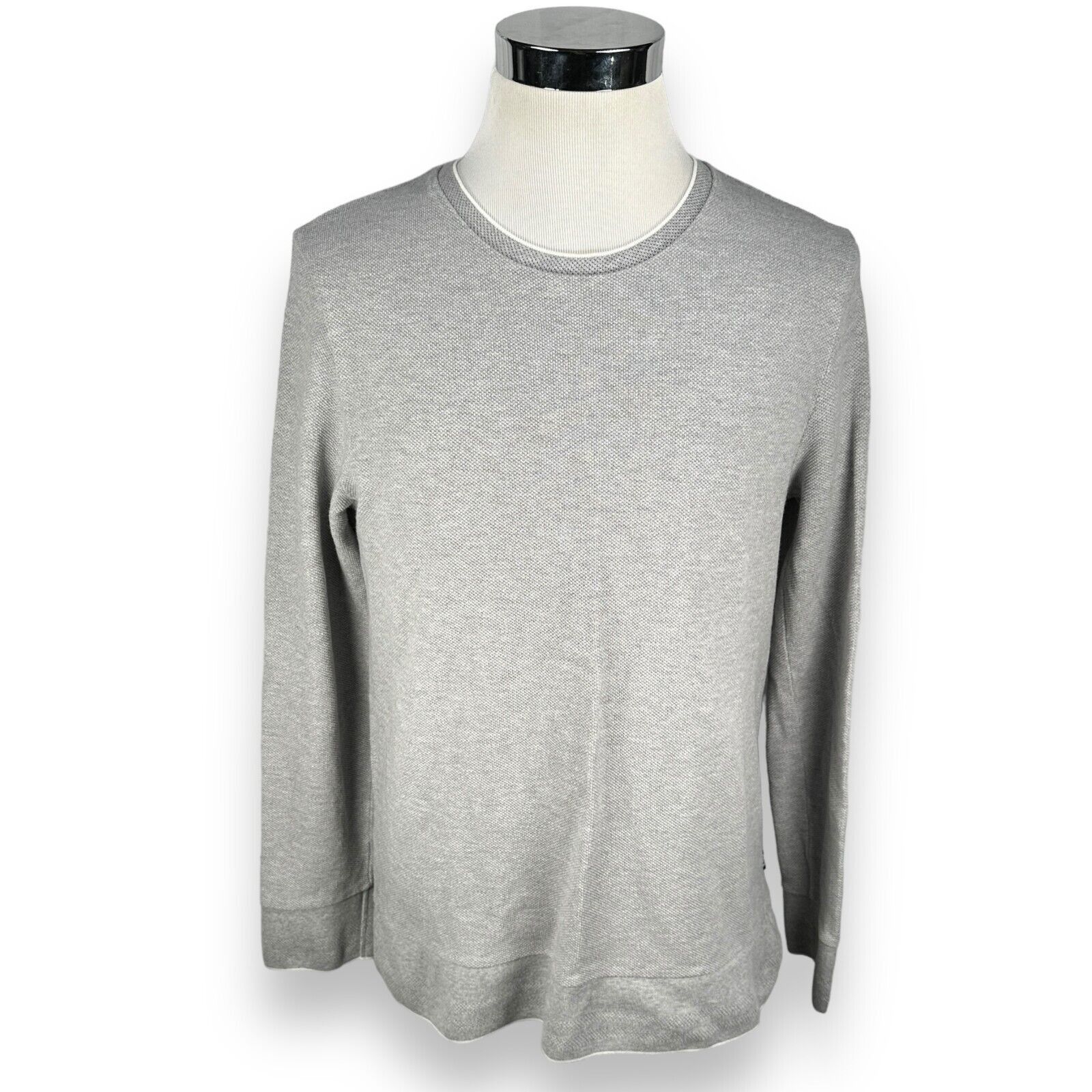 Hugo Boss Hugo Boss Sweatshirt Men's Medium Gray Cotton Long Sleeve Size US M / EU 48-50 / 2 - 1 Thumbnail