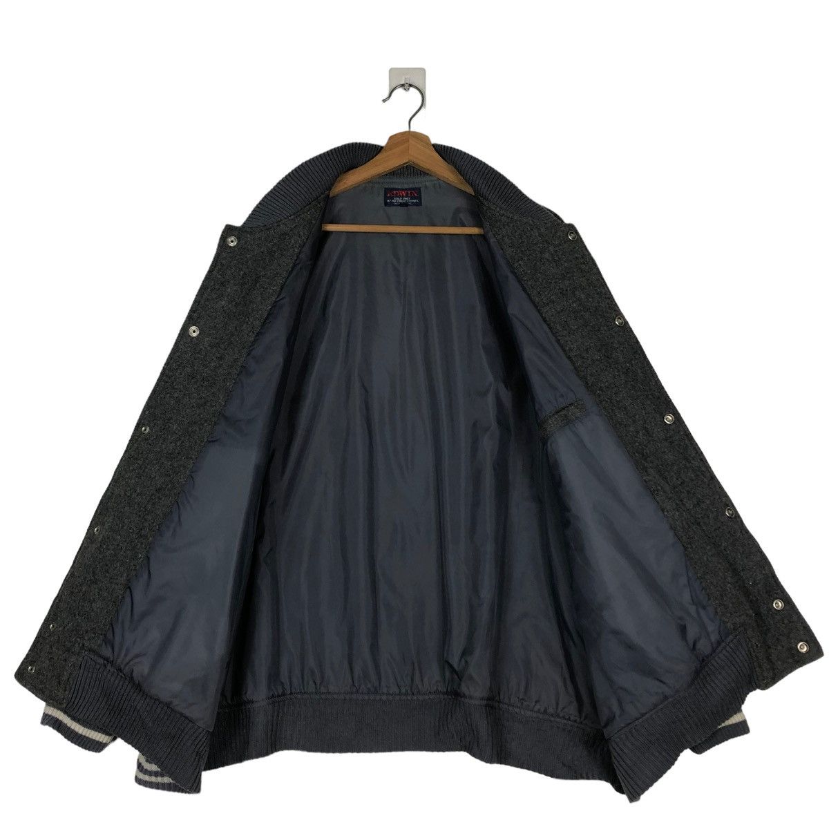 Edwin 🔥VINTAGE VARSITY WOOL JACKET EDWIN ISSEY MIYAKE JAPAN Size US L / EU 52-54 / 3 - 13 Thumbnail