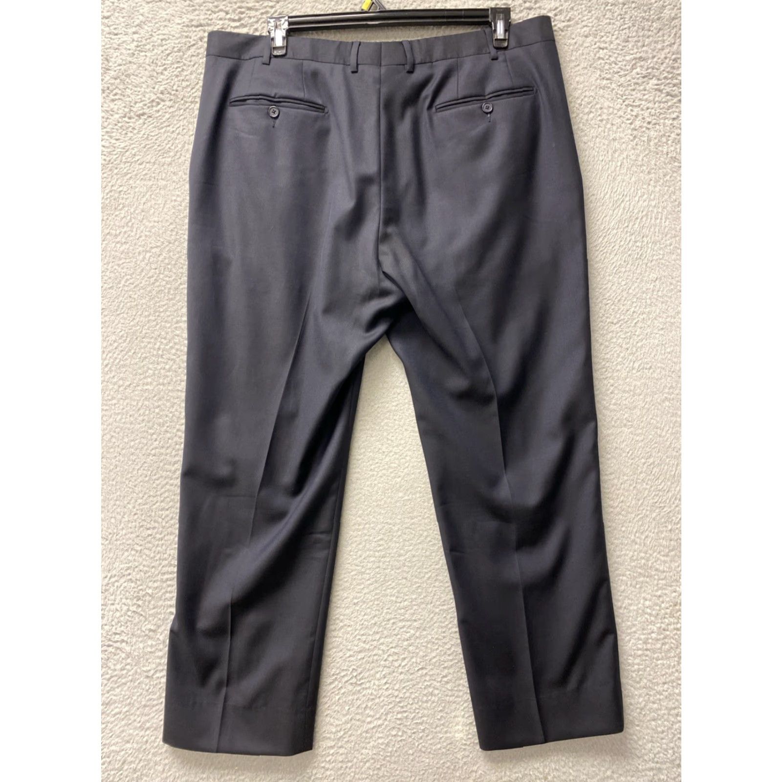 Vintage Santorelli Roma Pants Mens 40x32 Dress Pants Wool Dark Navy Italy 164-32 Size US 40 / EU 56 - 6 Thumbnail