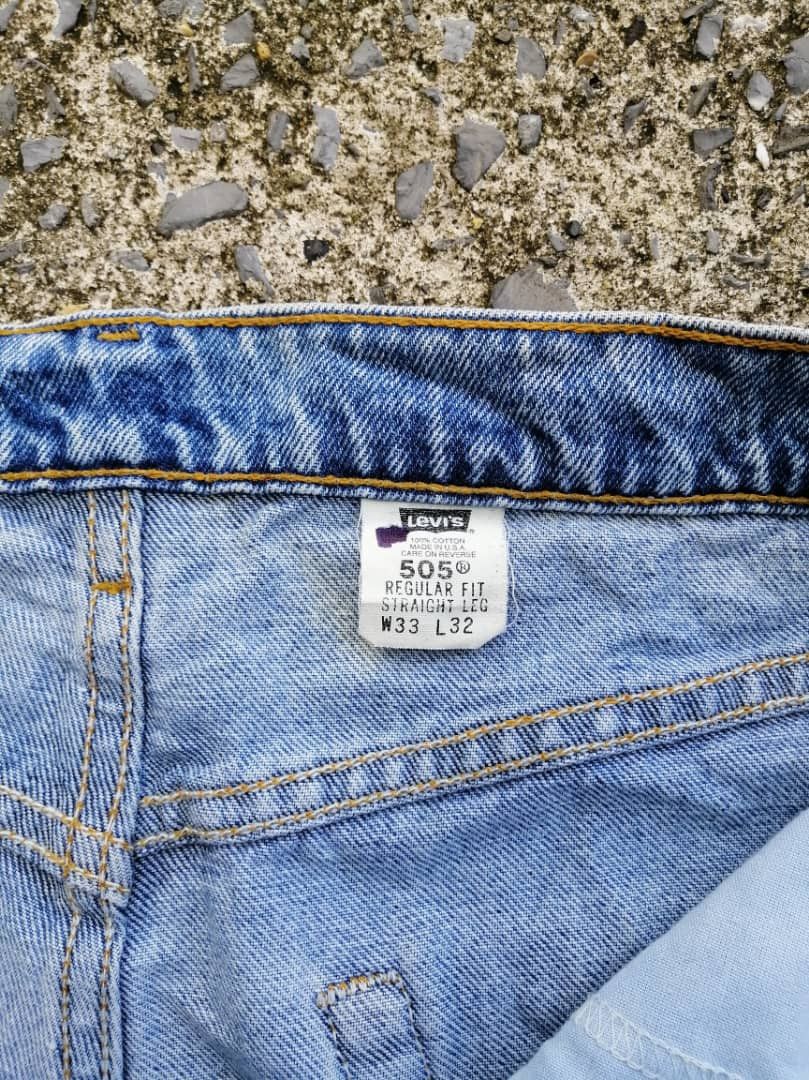 Levi's × Levi's Vintage Clothing Levi's Strauss 505 Regular Fit Straight Leg Denim Jeans Size US 30 / EU 46 - 4 Thumbnail