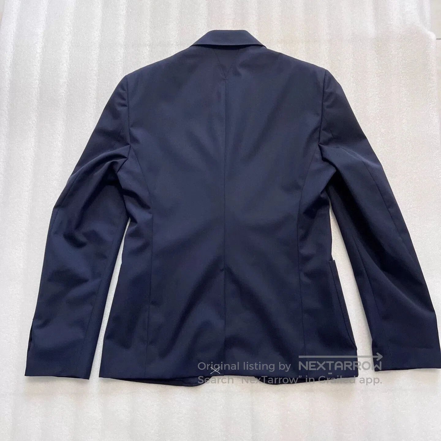 Versace deep blue wool men's blazer by Versace. Size US L / EU 52-54 / 3 - 9 Thumbnail
