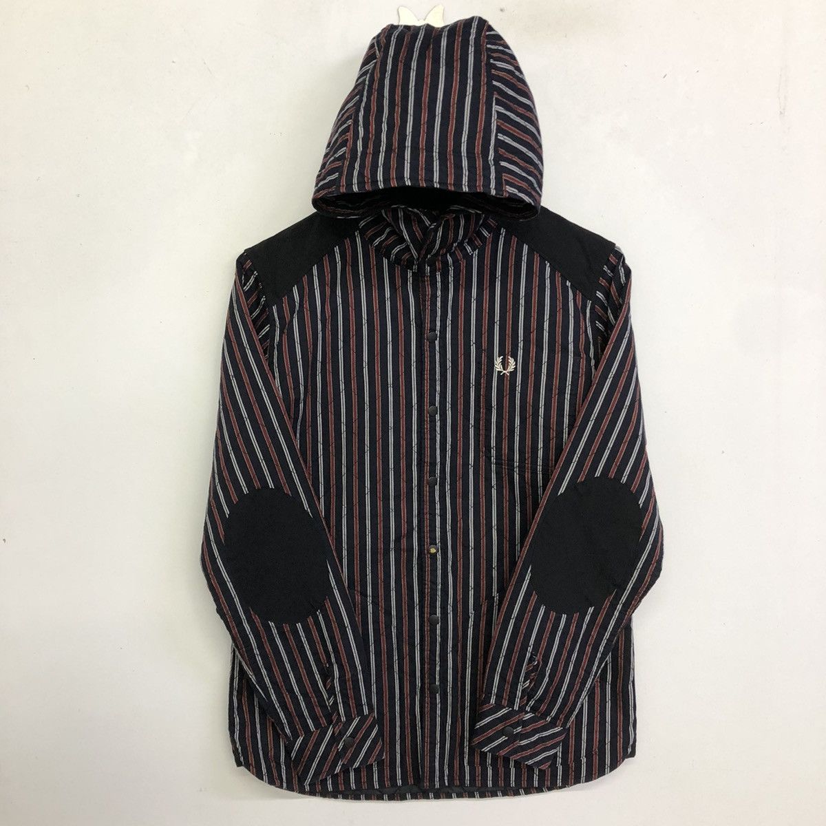 Fred Perry Fred Perry Quilted Hooded Snap Button Light Jacket Size US M / EU 48-50 / 2 - 8 Thumbnail