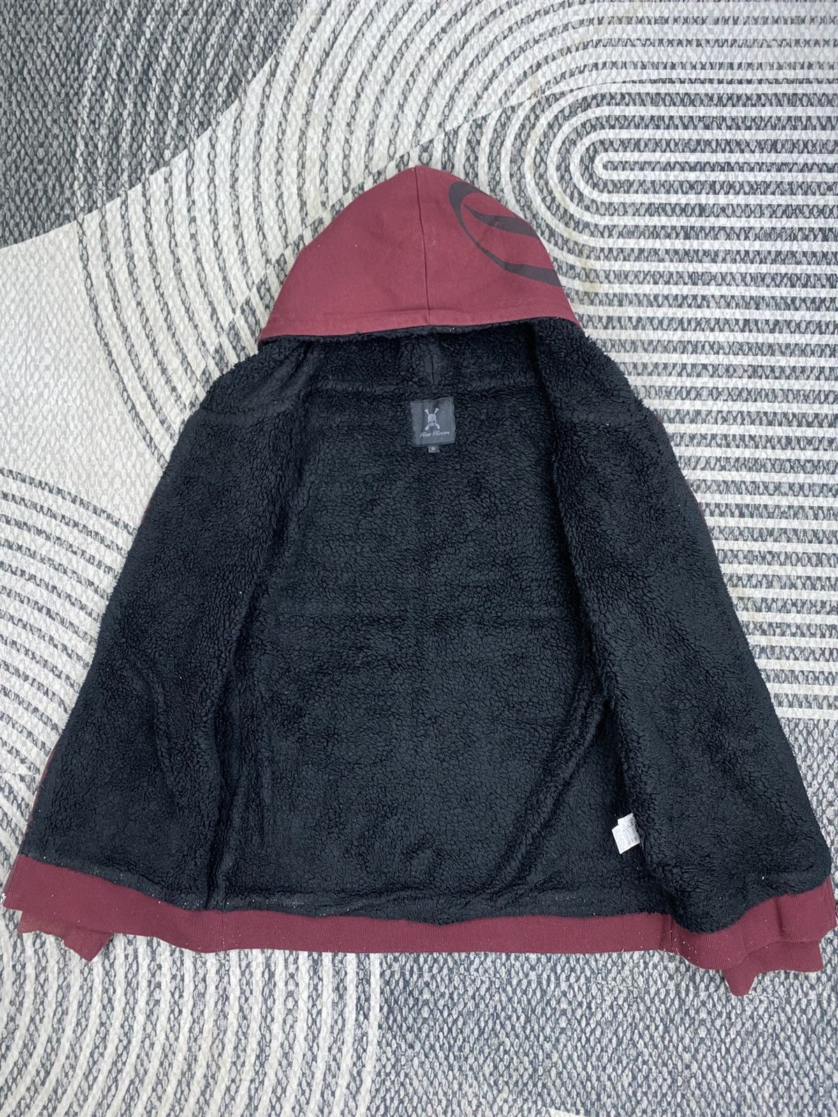 Japanese Brand Vintage Rat Roen Sherpa Lining Zip Hooded Shirt Size US M / EU 48-50 / 2 - 5 Thumbnail