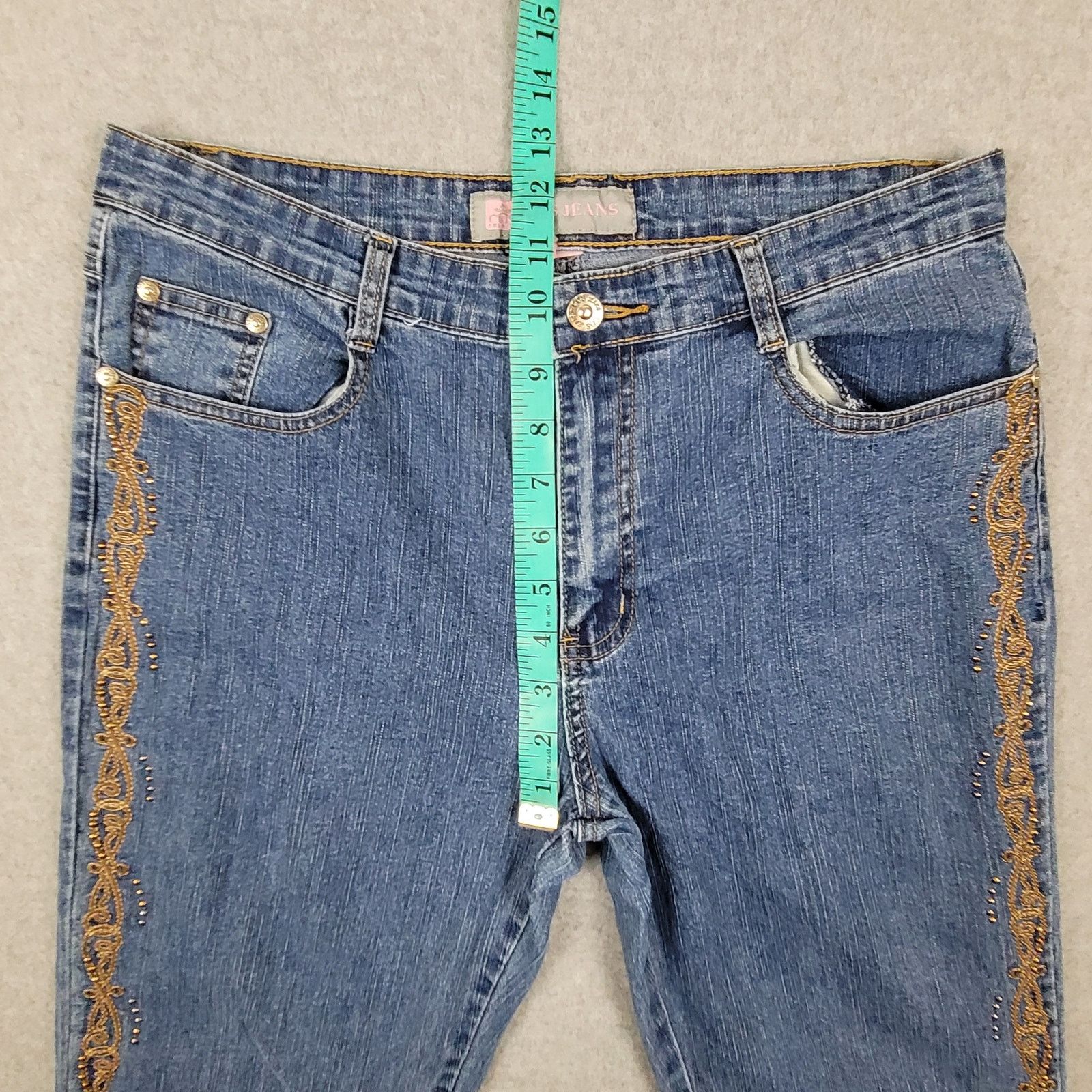 Cos Cos Jeans Womens Size 32x29 Embellished Size 32" / US 10 / IT 46 - 10 Thumbnail