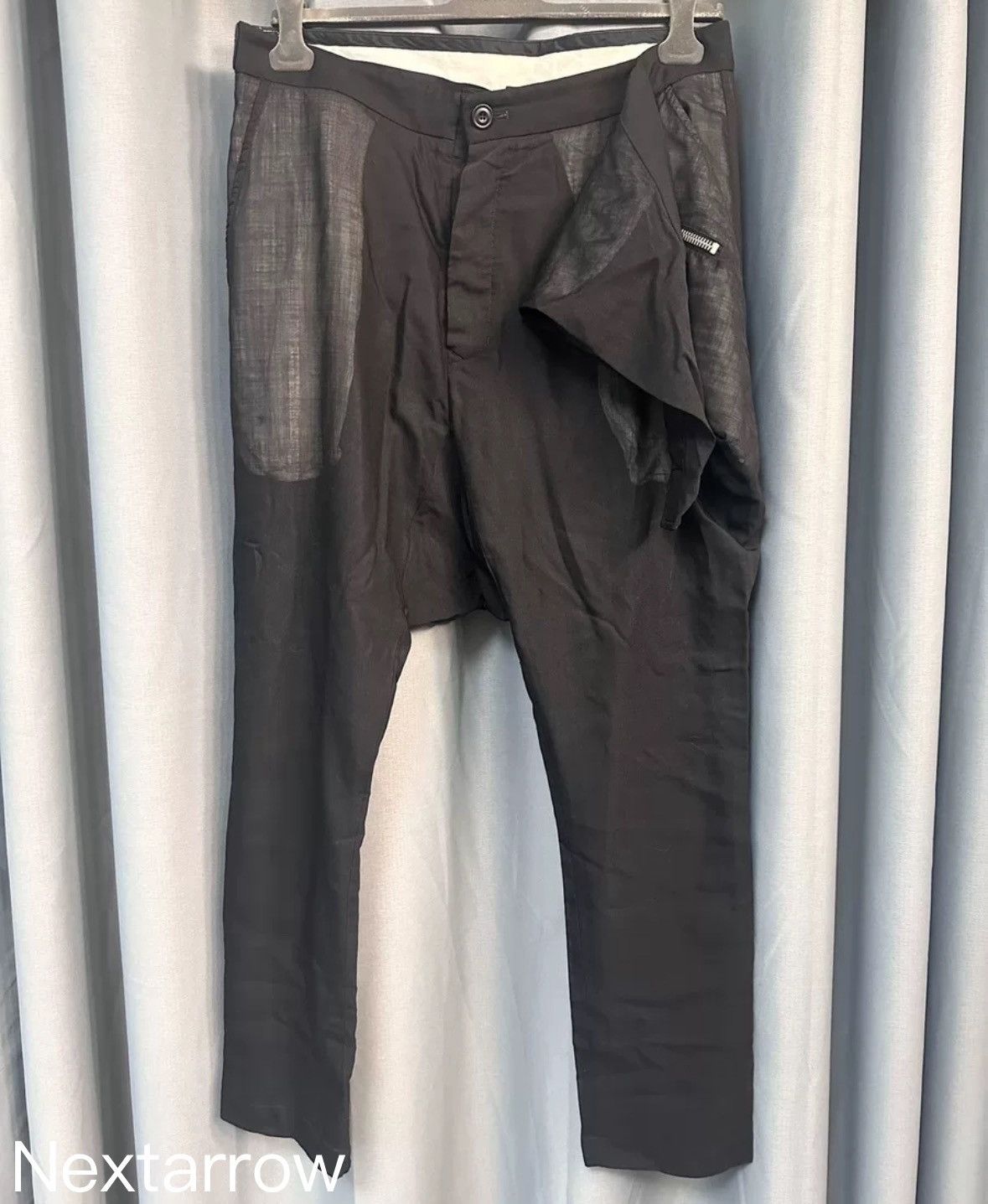 Rick Owens Rick Owens front placket pants2412-Nextarrow Size US 42 / EU 58 - 1 Thumbnail