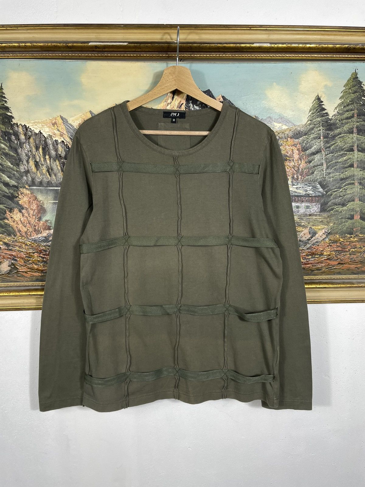 Japanese Brand Vintage Y2k Avant Garde Longsleeve Bondage Parachute Cyber Size US M / EU 48-50 / 2 - 1 Thumbnail