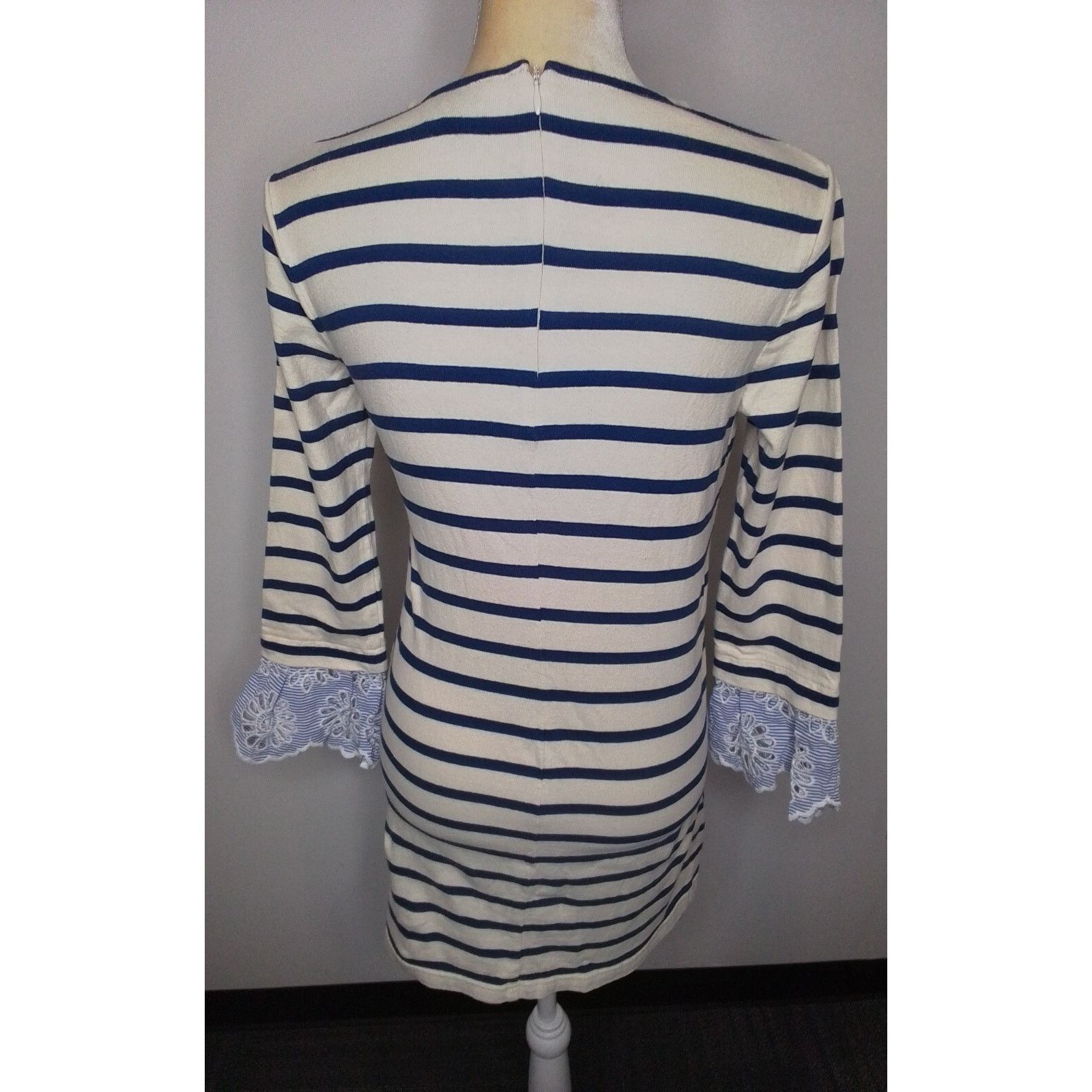 Sea New York Sea New York Women's Dress Small Striped White and Blue Size S / US 4 / IT 40 - 3 Thumbnail