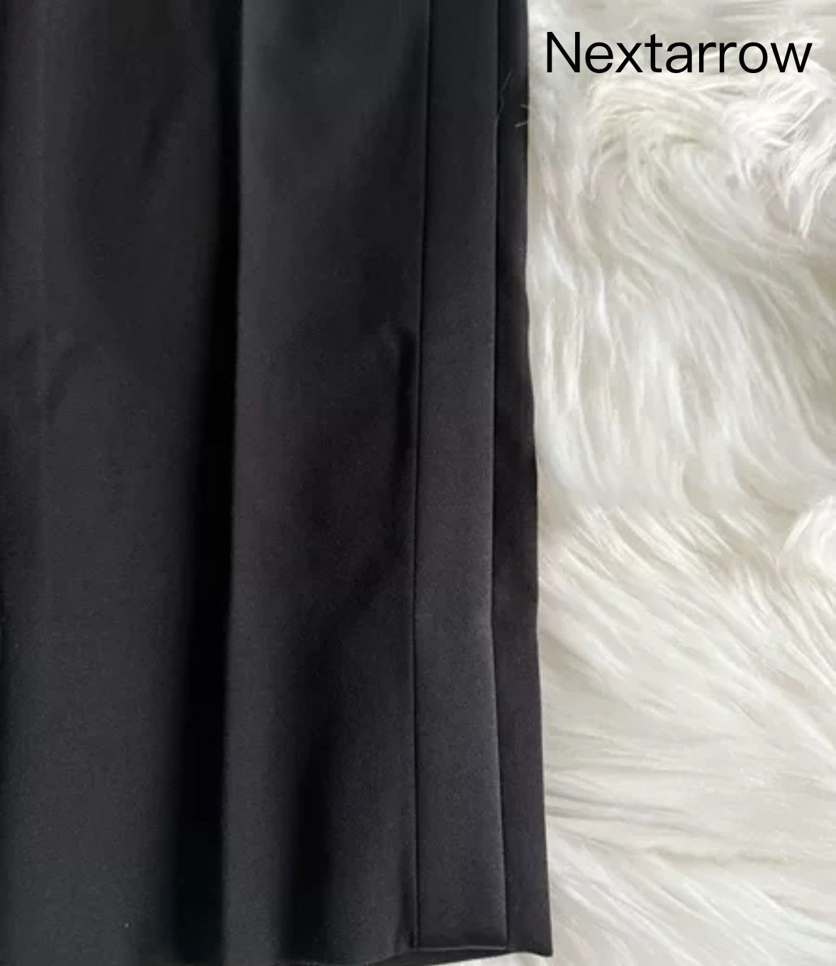 Saint Laurent Paris × Yves Saint Laurent Saint Laurent black smoking suit trousers2412-Nextarrow Size US 44 / EU 60 - 2 Thumbnail
