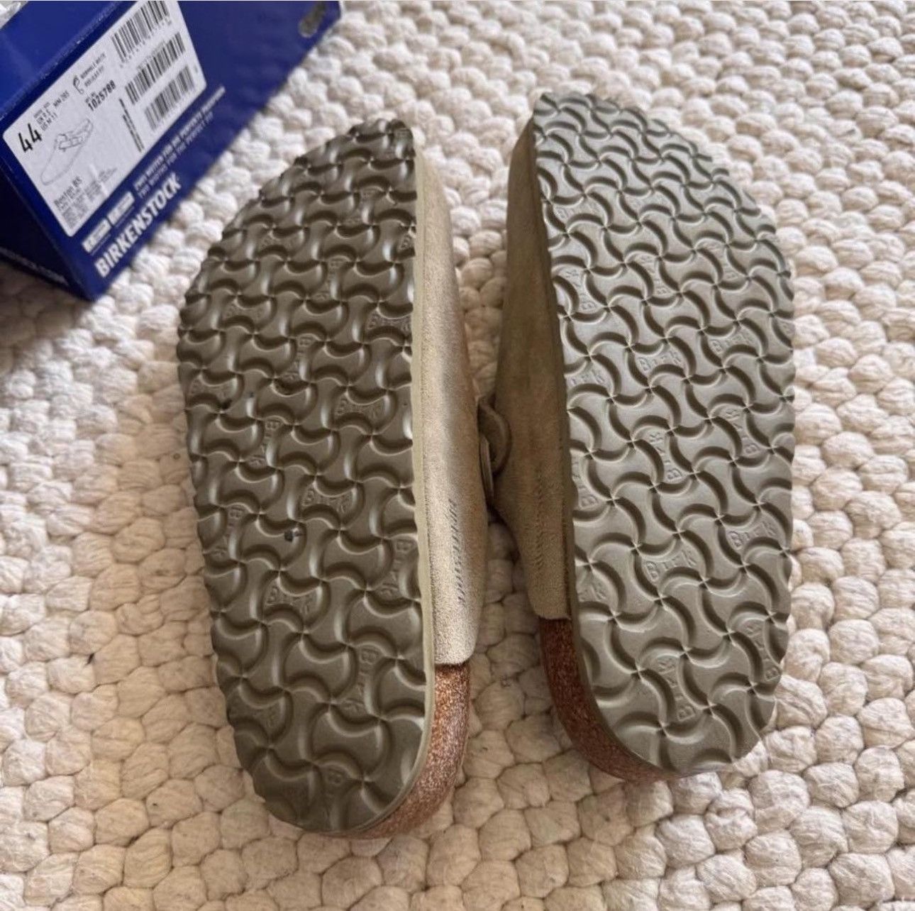 Birkenstock Birkenstock Boston Suede Faded Khaki Size US 11 / EU 44 - 3 Thumbnail