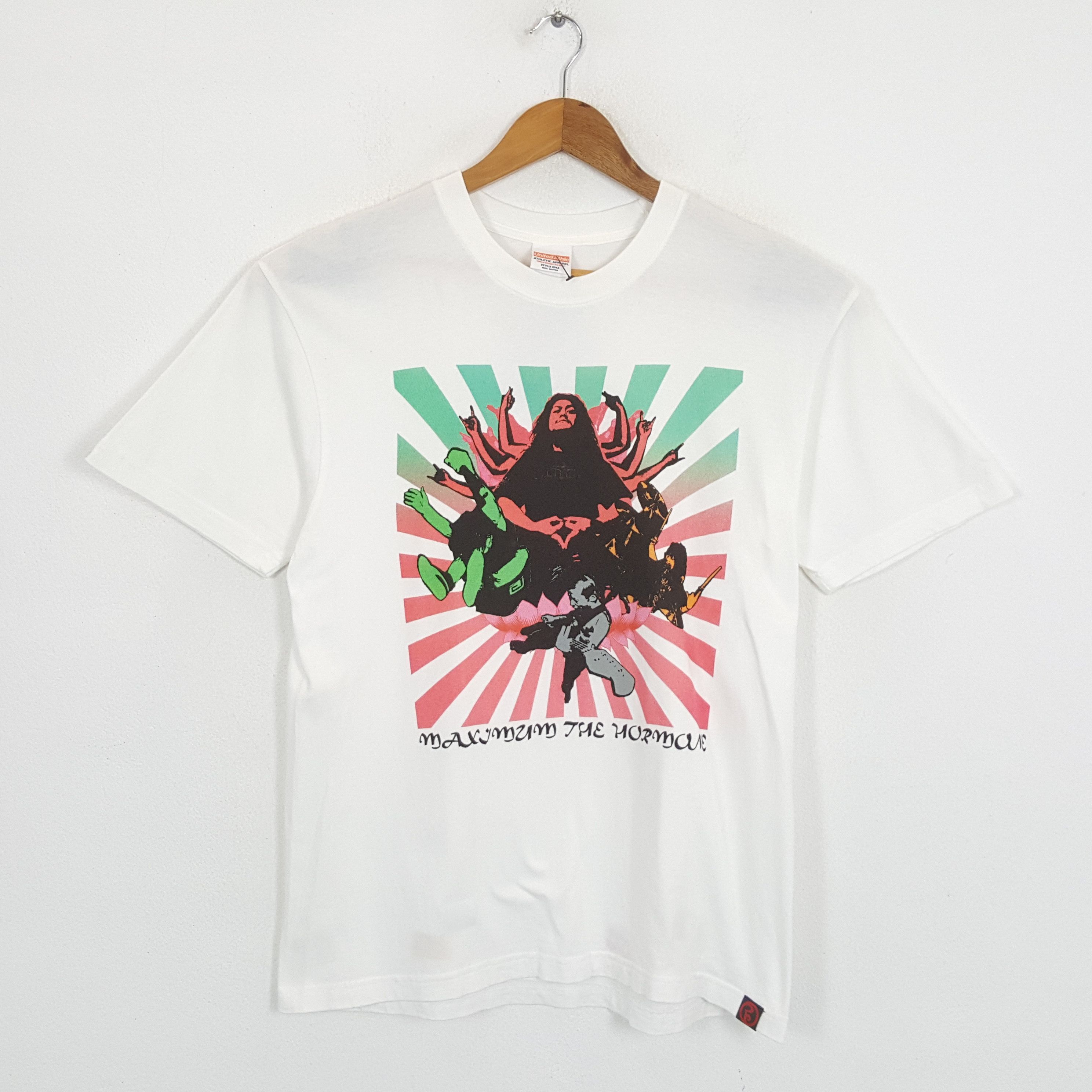 Band Tees × Vintage Vintage MAXIMUM THE HORMONE Japan Heavy Metal Band T-Shirst Size US L / EU 52-54 / 3 - 1 Thumbnail