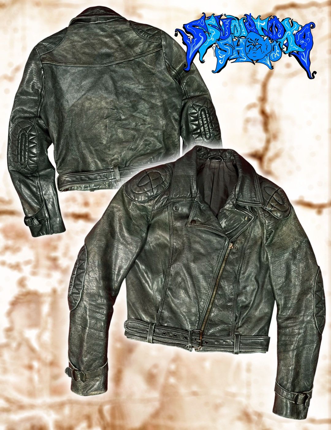 Acne Studios ACNE STUDIOS JEANS Leather Biker Jacket CLARE Shoulder Pads Size L / US 10 / IT 46 - 1 Thumbnail