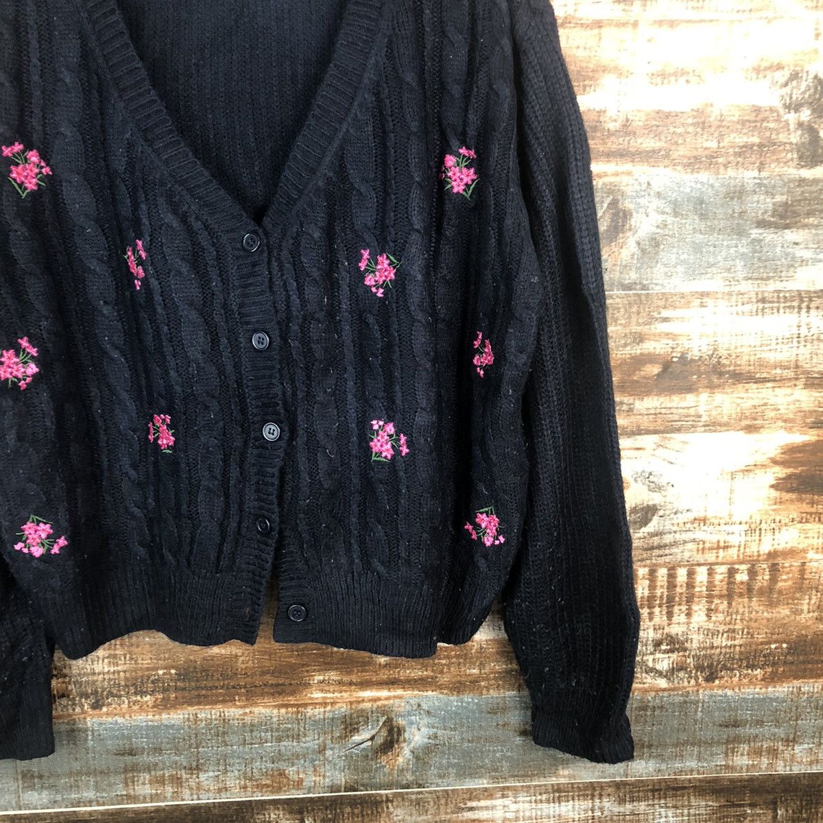 GU × Japanese Brand GU Dark Blue Cardigan Knitwear #A1458 Size M / US 6-8 / IT 42-44 - 8 Thumbnail