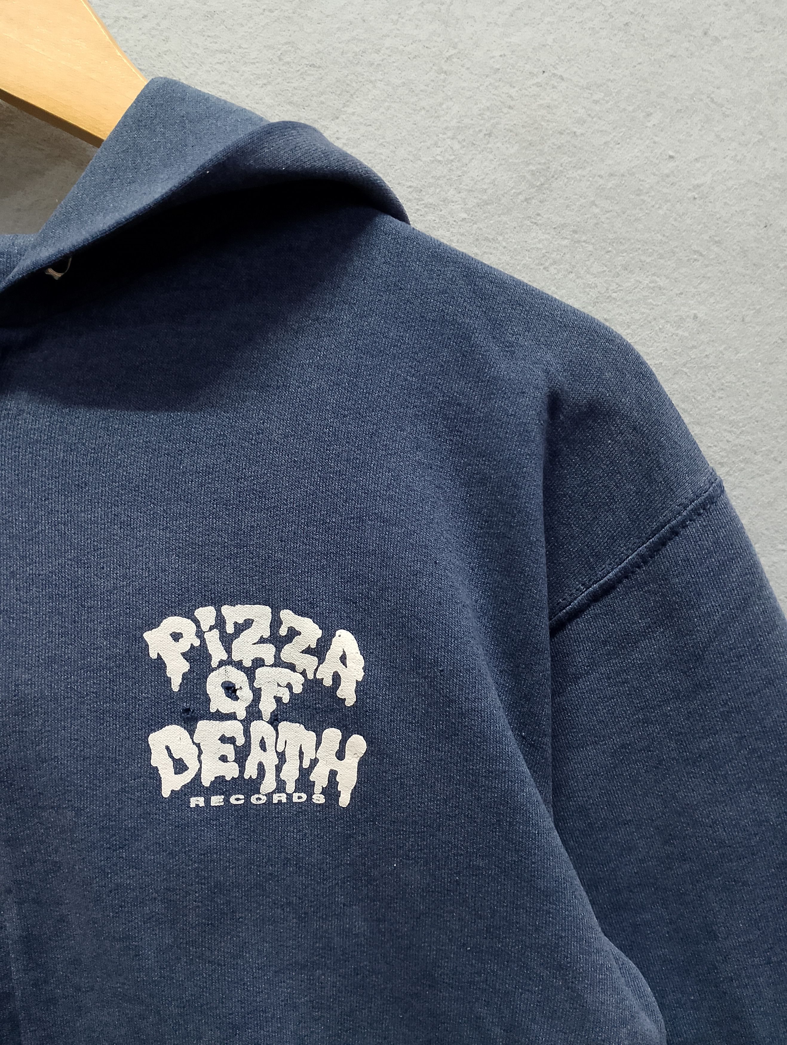 Band Tees Vintage Pizza Of Death Records Zip Hoodie USA Made Size US M / EU 48-50 / 2 - 5 Thumbnail