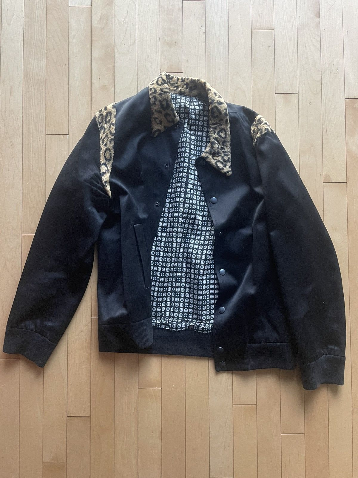 Number (N)ine Number (N)INE AW04 leopard jacket Size US L / EU 52-54 / 3 - 1 Thumbnail