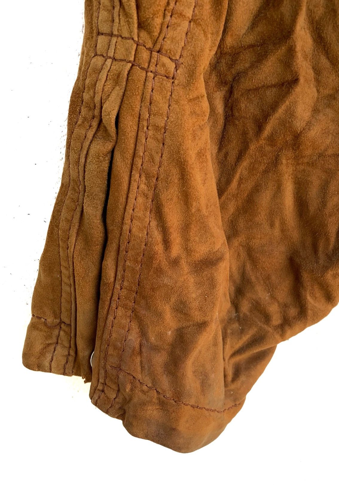 Hugo Boss Vintage Leather Suede Bombers Jacket By Hugo Boss Size US L / EU 52-54 / 3 - 7 Thumbnail