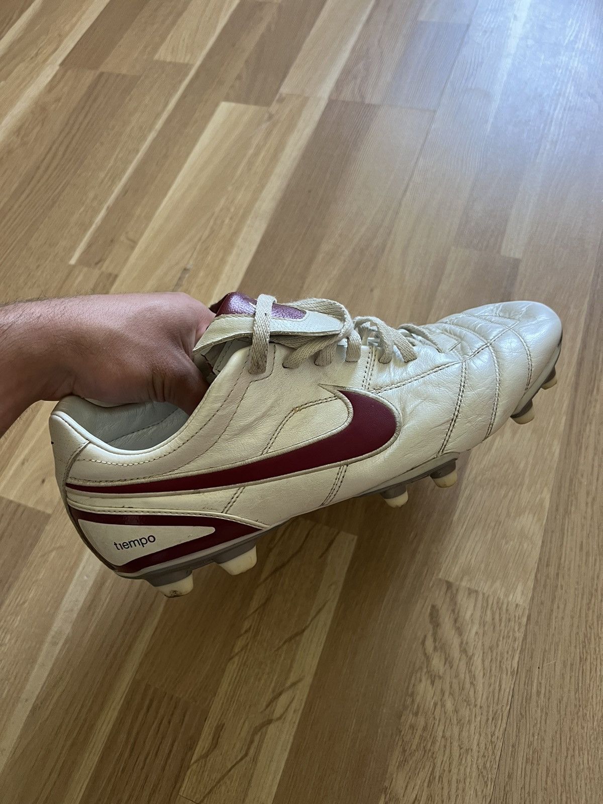 Nike Nike Tiempo 2008 leather football boots with carbon Size US 11 / EU 44 - 6 Thumbnail