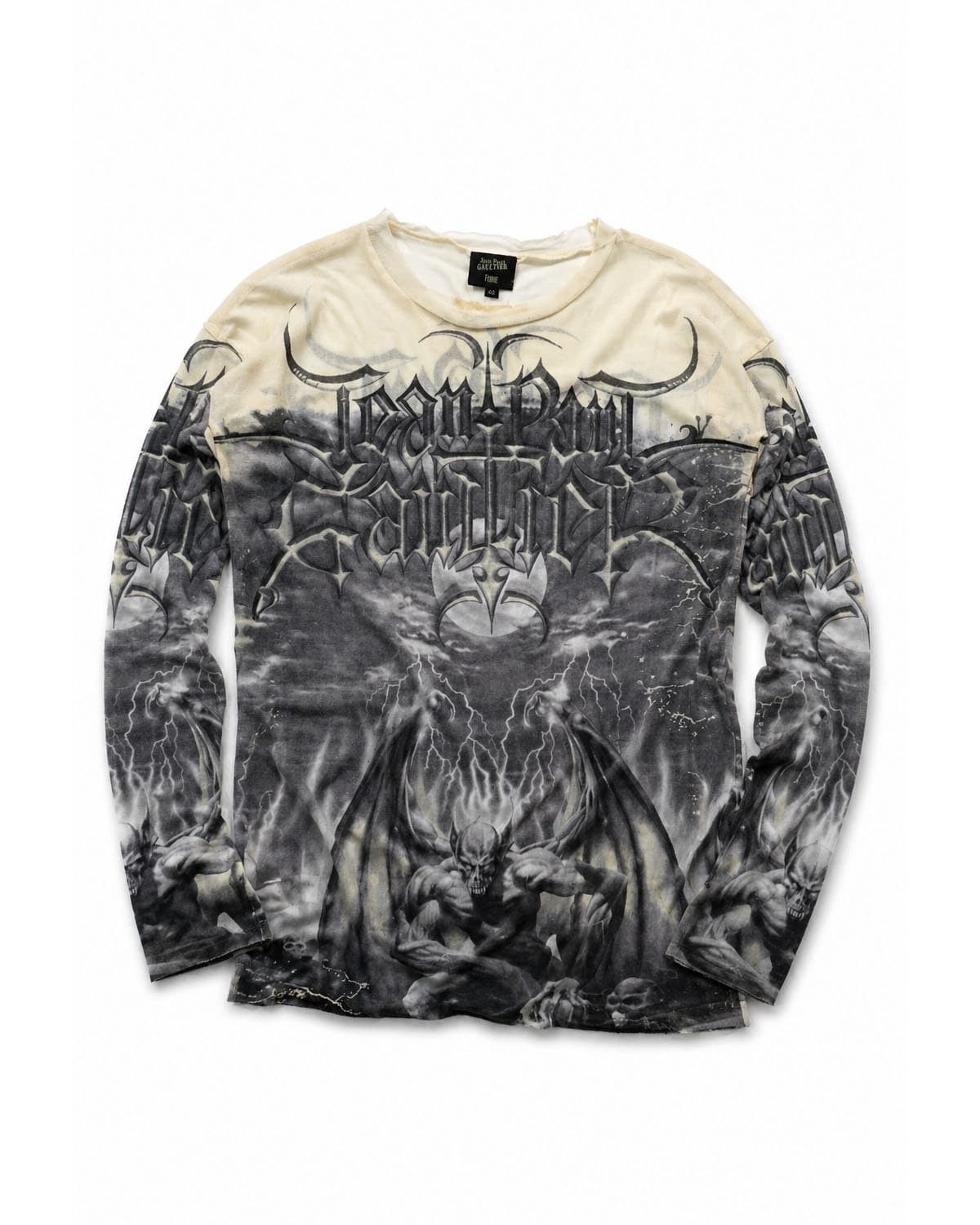 Jean Paul Gaultier Jean Paul Gaultier "Satan" Tattoo Mesh - SS01 Size US S / EU 44-46 / 1 - 1 Thumbnail
