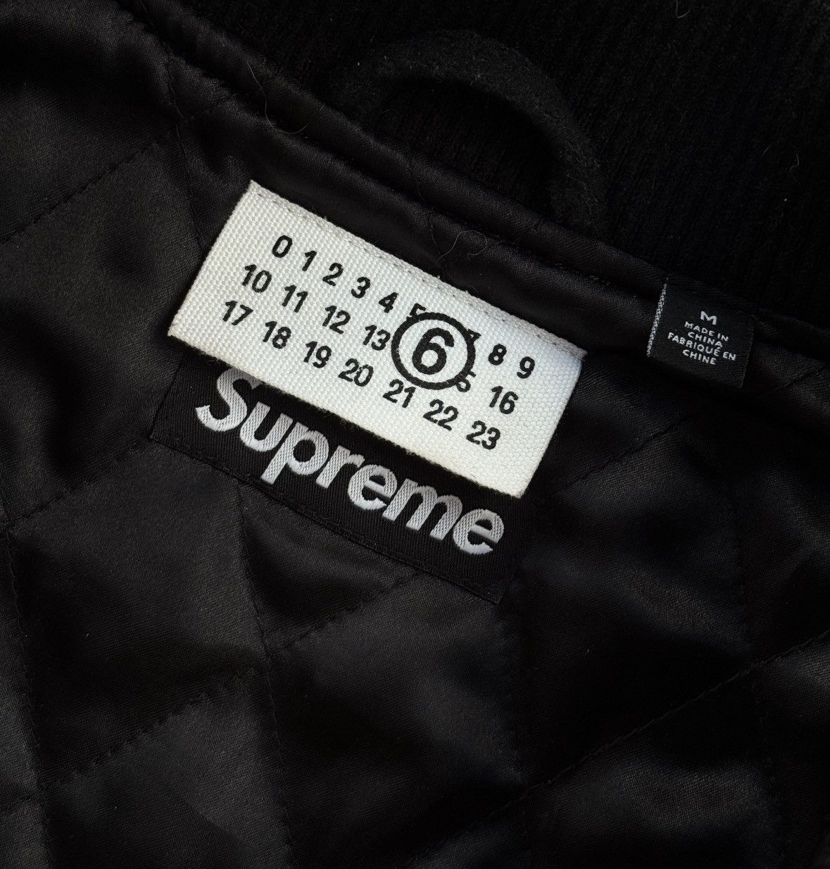 Maison Margiela × Supreme Supreme MM6 Maison Margiela Split Varsity Jacket SS24 Size US M / EU 48-50 / 2 - 6 Thumbnail