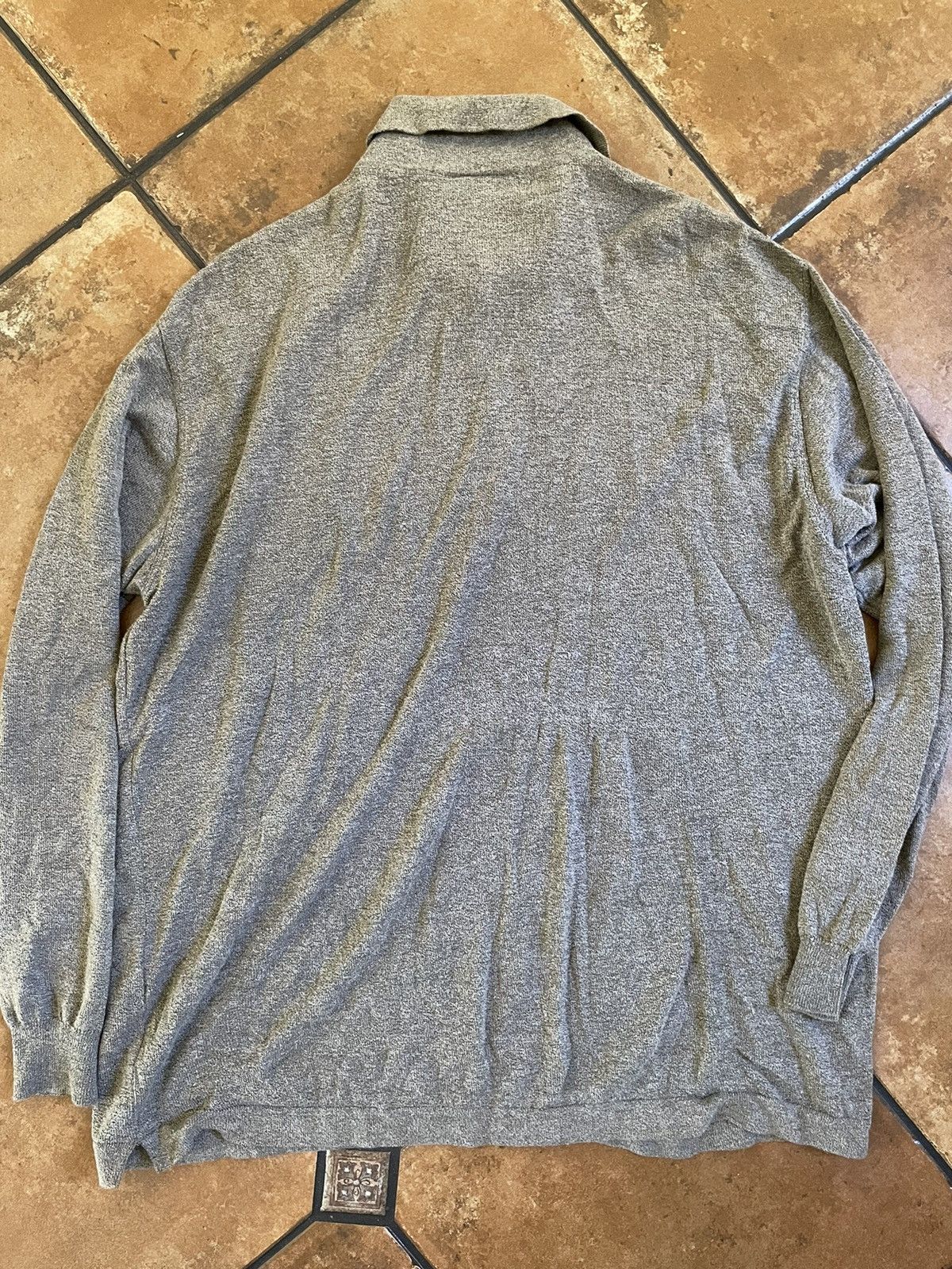 Ermenegildo Zegna × Vintage Long Sleeve Sweater Polo Size US XXL / EU 58 / 5 - 5 Thumbnail