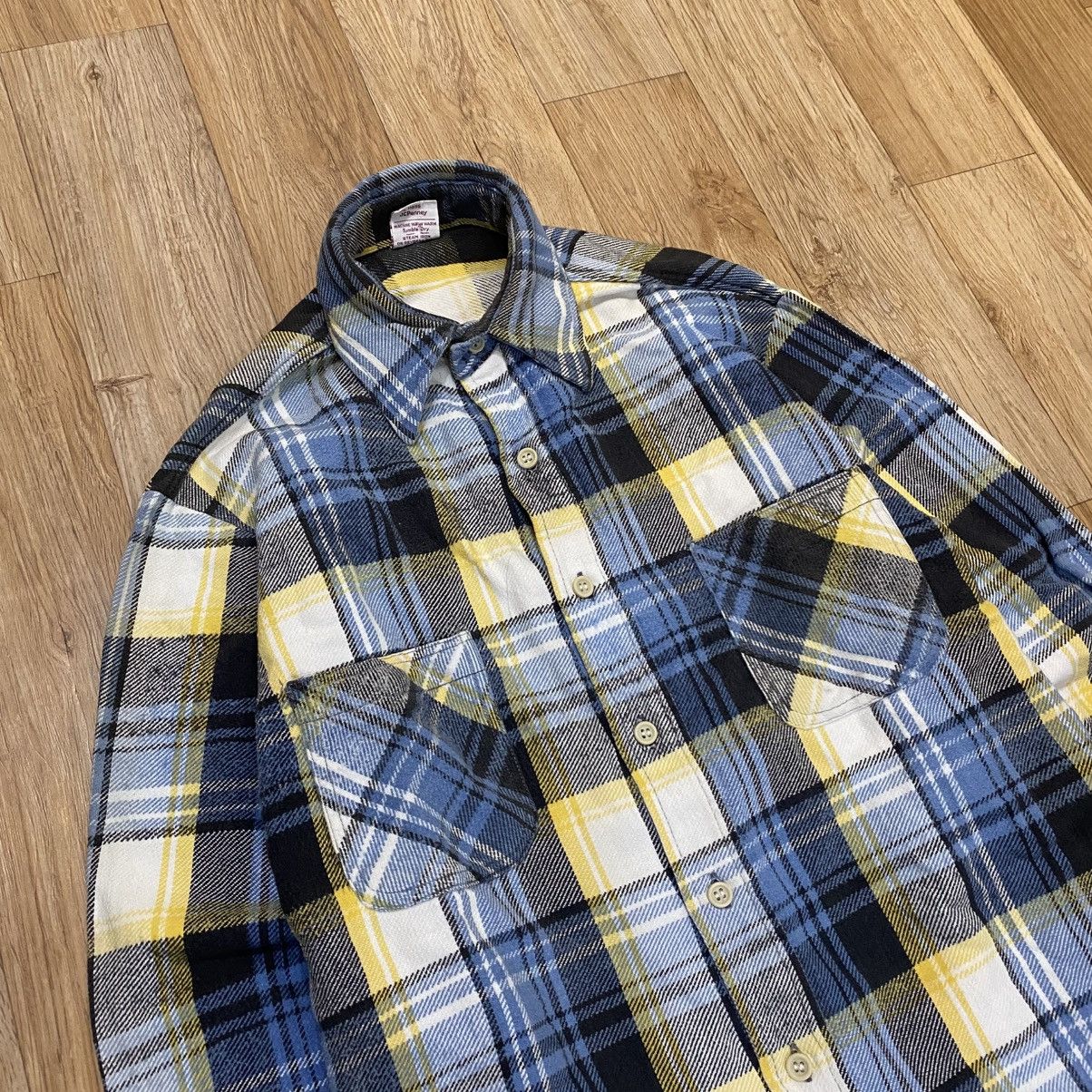 Big Mac 90s Big Mac Jc Penney Plaid Flannel Button Up Shirt Size US L / EU 52-54 / 3 - 2 Thumbnail