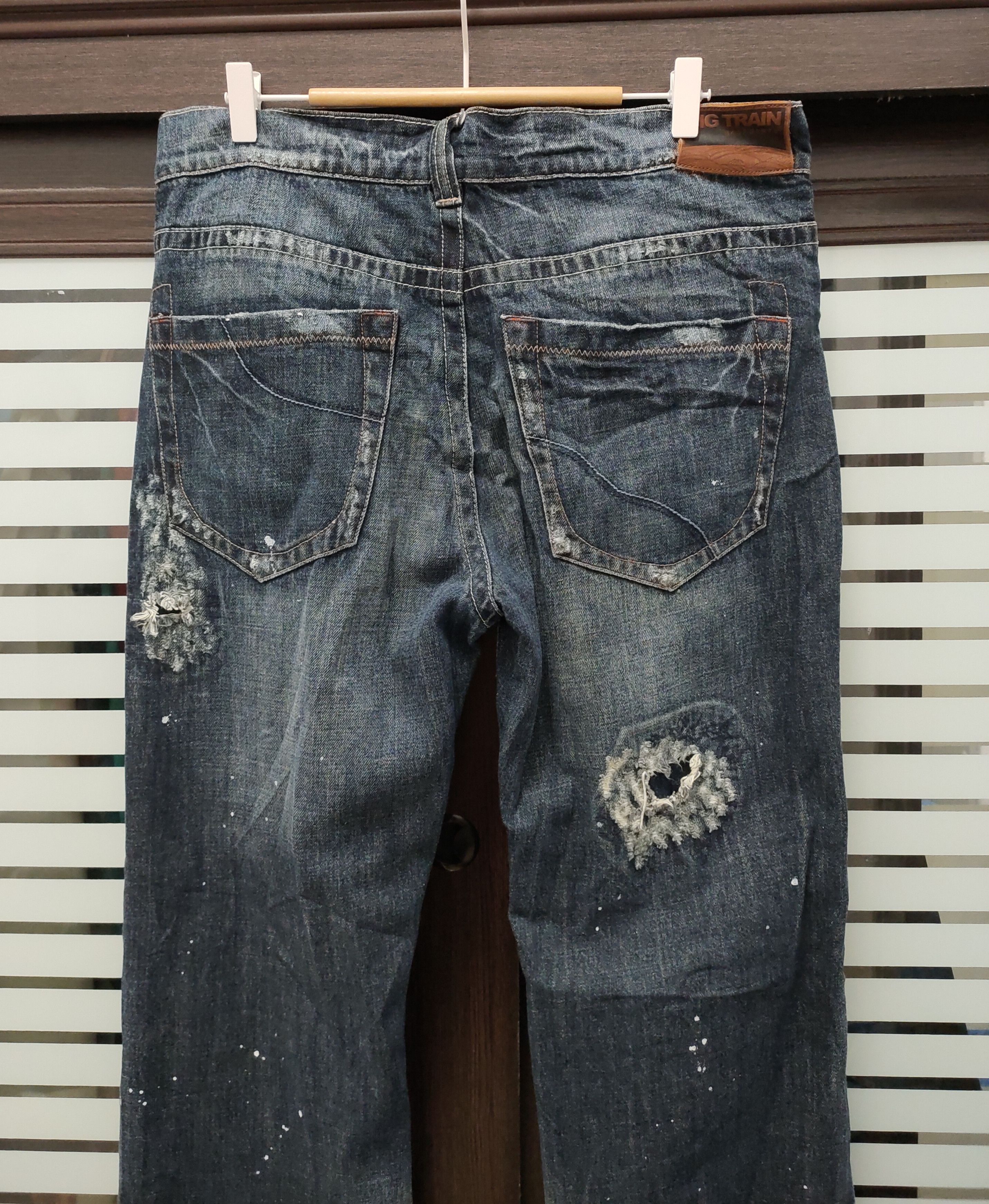 Japanese Brand 💥Great Osaka Big Train Paint Splatter 💥 Size US 36 / EU 52 - 5 Thumbnail