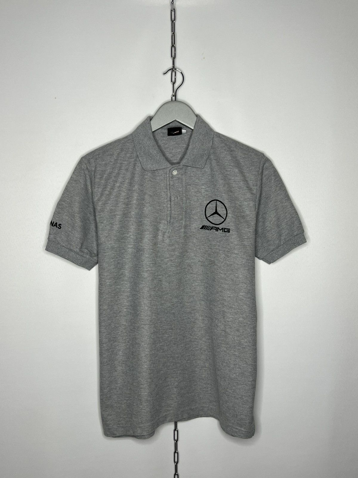 Mercedes-Benz Mercedes Bens AMG Petronas Big Logo Racing Polo Shirt F1 Size US L / EU 52-54 / 3 - 2 Thumbnail