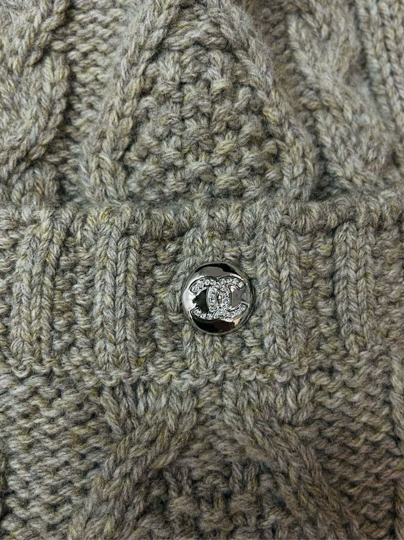 Chanel Chanel 24N Ski Series Popular Khaki Brown Knitted Jacket 25 Size XXS / US 00 / IT 34 - 5 Thumbnail