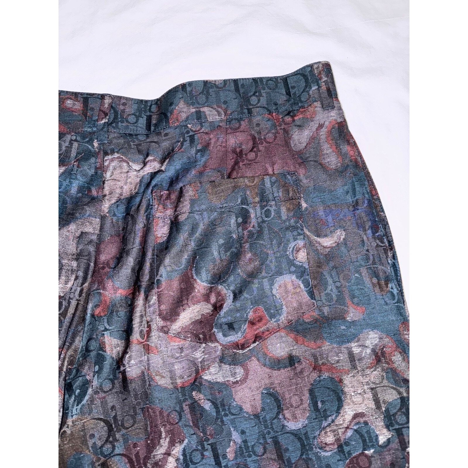 Dior Dior And Peter Doig Silk Cotton Camouflage Oblique Jacquard Size US 34 / EU 50 - 4 Thumbnail