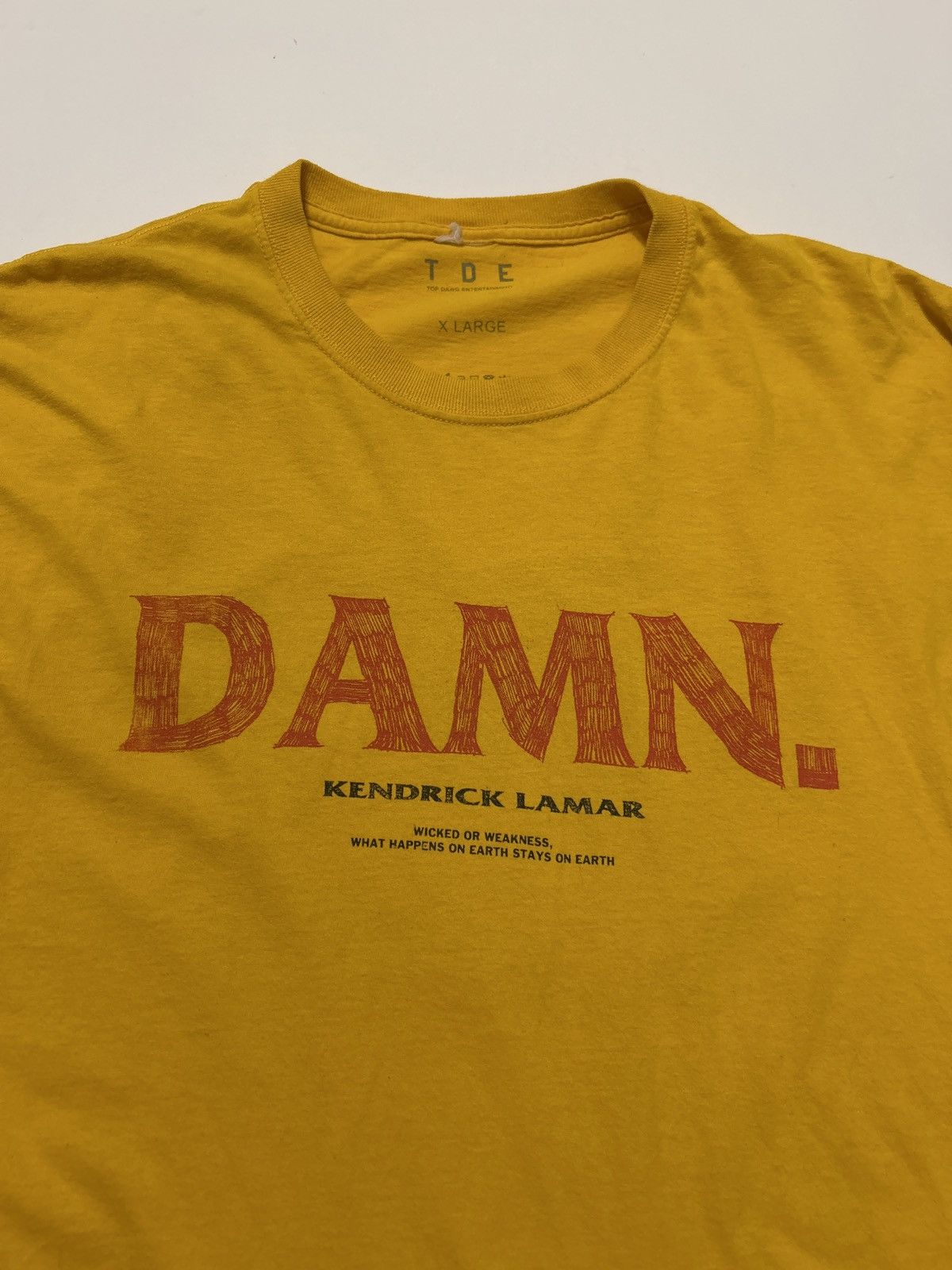 Kendrick Lamar 2017 Kendrick Lamar DAMN Long Sleeve Tshirt Size US XL / EU 56 / 4 - 2 Thumbnail