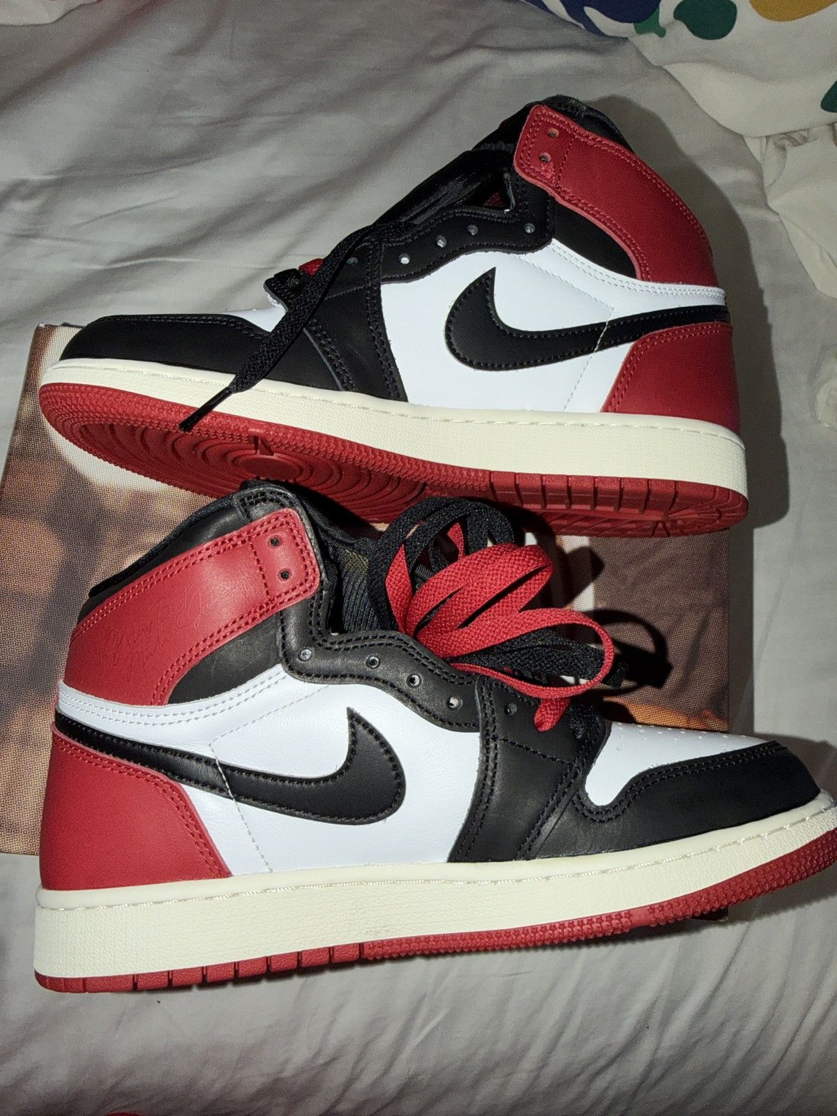 Jordan Brand Jordan 1 Retro High OG ‘Black Toe Reimagined’ 2025 Size US 7 / EU 40 - 3 Thumbnail