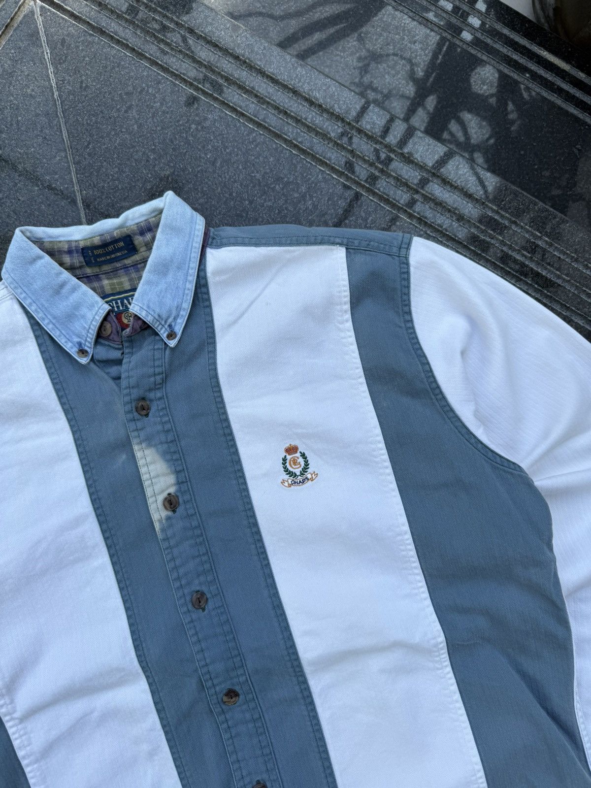 Chaps Ralph Lauren 90’s CHAPS RL RARE OLD MONEY Y2K RETRO STREETWEAR SHIRT Size US M / EU 48-50 / 2 - 3 Thumbnail