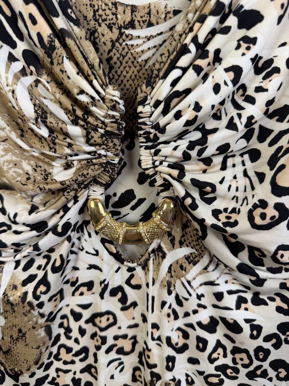 Roberto Cavalli Roberto Cavalli Vintage Dress Leopard Style Hype Size M / US 6-8 / IT 42-44 - 4 Thumbnail