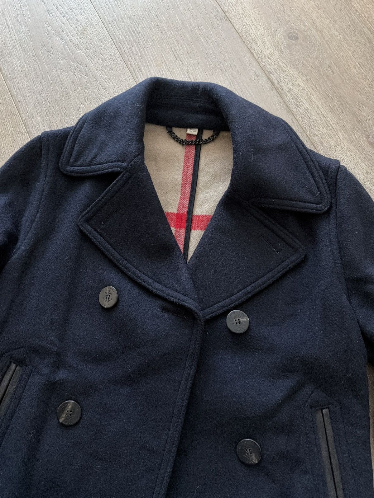 Burberry Burberry Brit Pea Coat Size US S / EU 44-46 / 1 - 2 Thumbnail