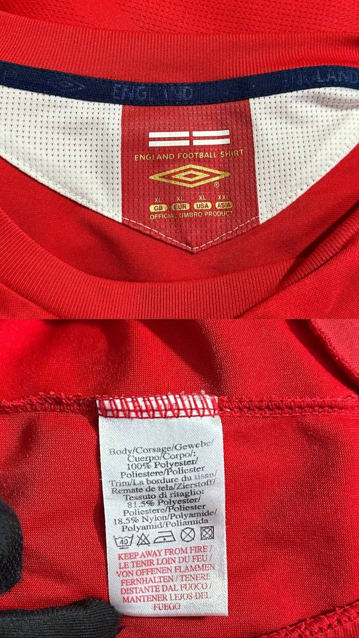 Umbro England 2006 2008 Away Umbro football jersey shirt Soccer Size US XL / EU 56 / 4 - 7 Thumbnail