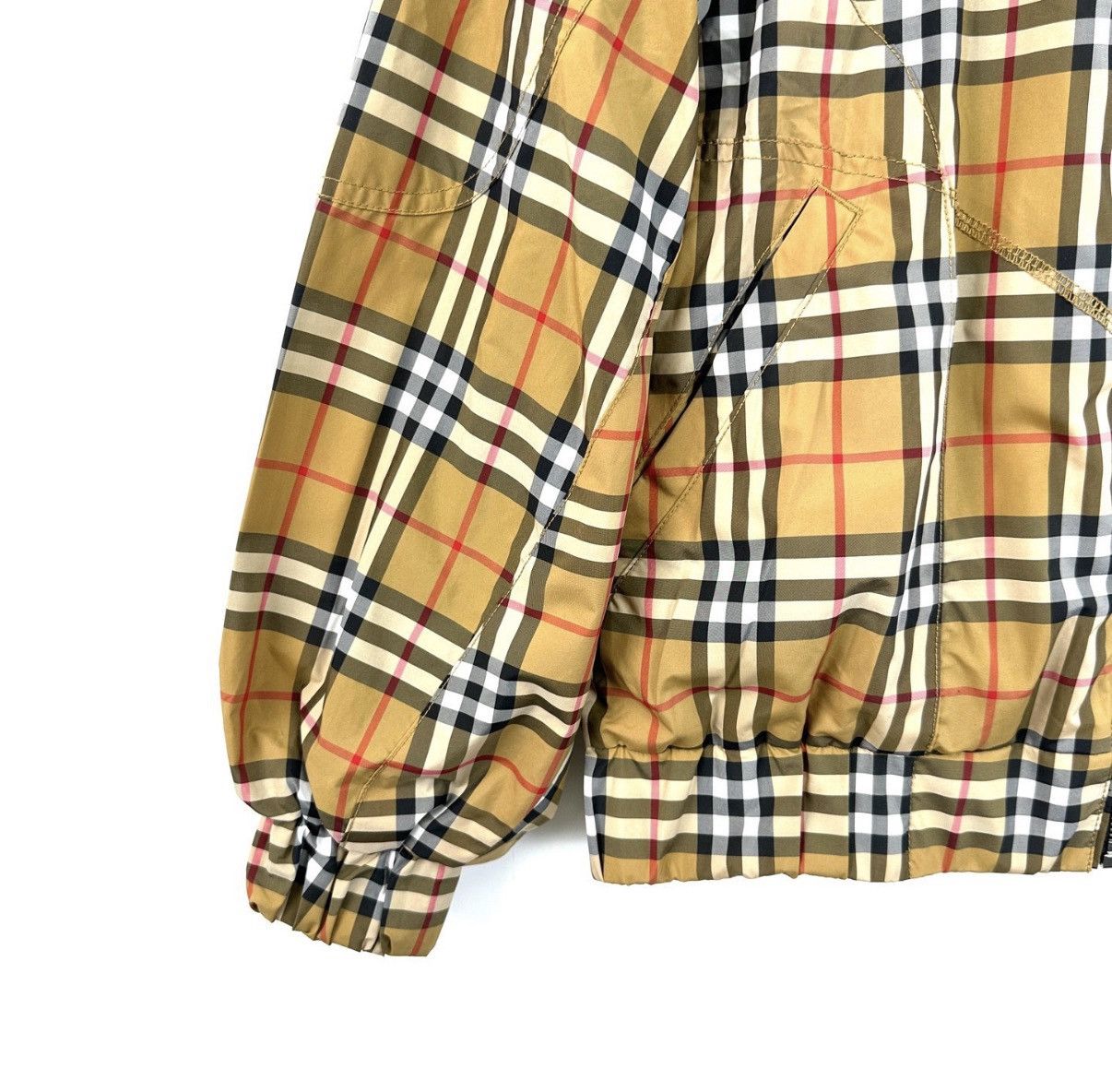 Burberry Burberry / Classic Plaid Zip-up Batwing Sleeve Jacket K12 Size US S / EU 44-46 / 1 - 6 Thumbnail