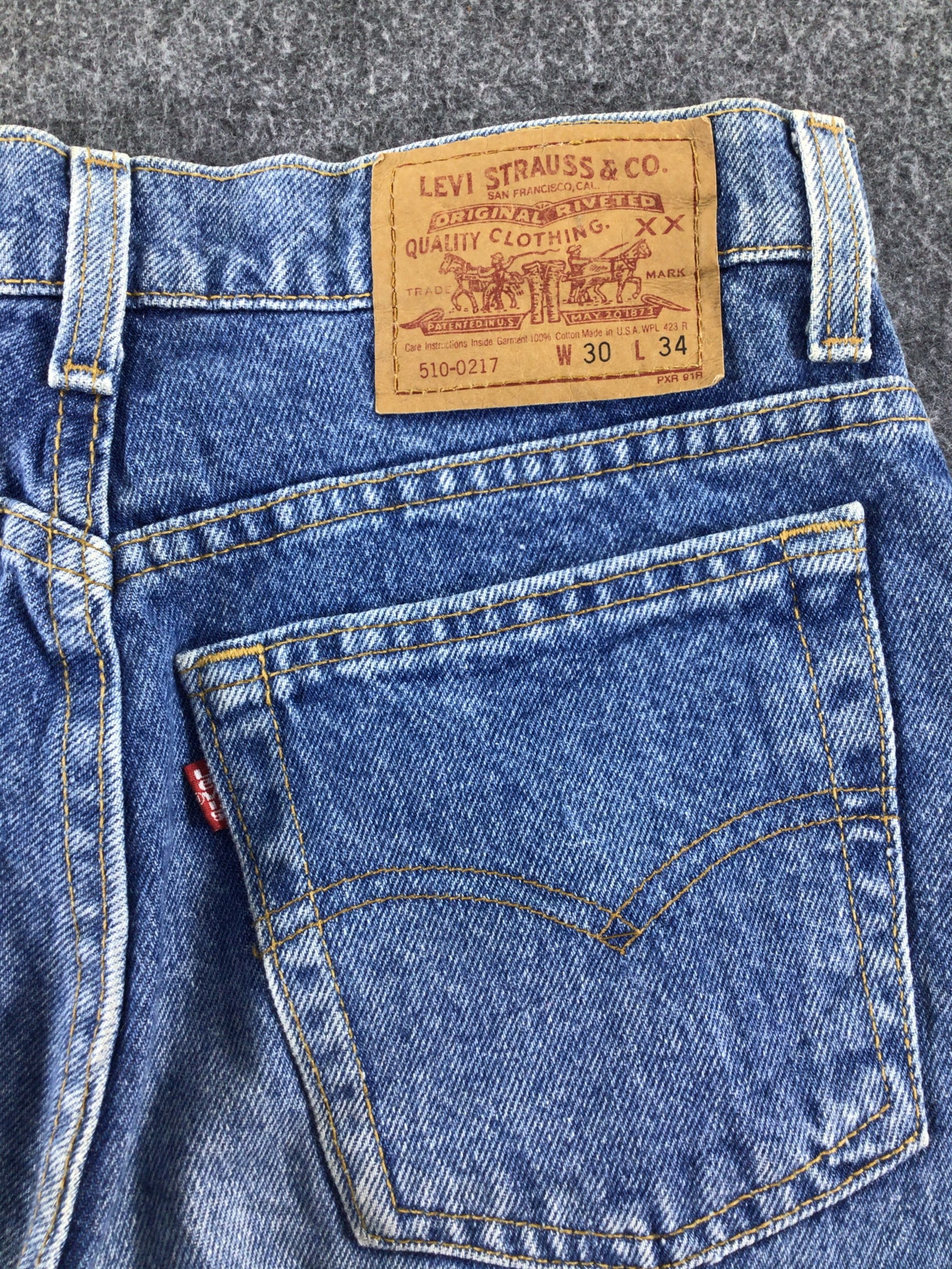 Levi's 90s Vintage Levis 510 Jeans-J303 Size US 28 / EU 44 - 5 Thumbnail
