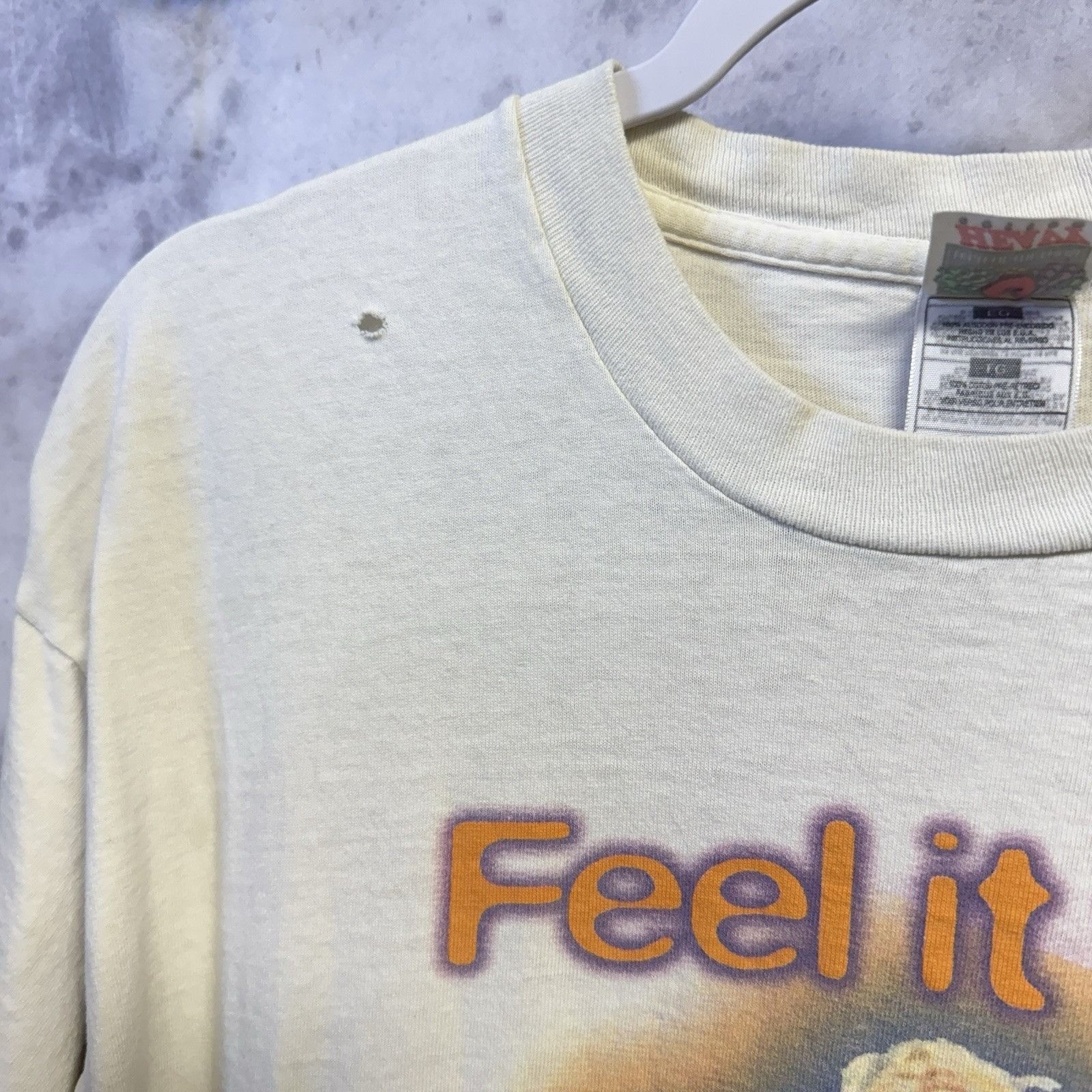 Vintage Vintage Y2k 90s Tanning Lotion T Shirt Mens XL 22.5x26 Girl Size US XL / EU 56 / 4 - 3 Thumbnail