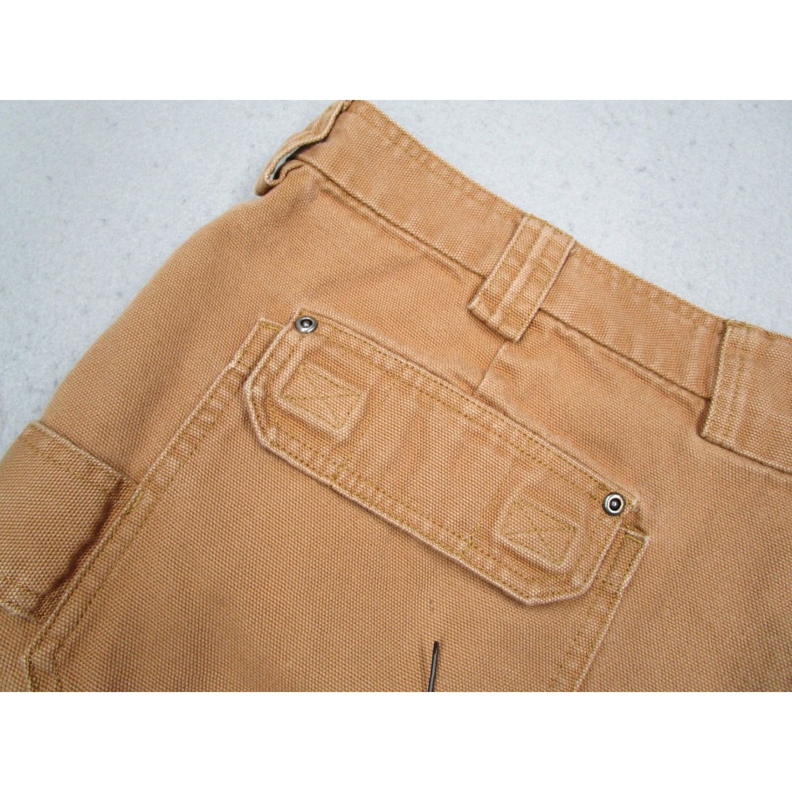 Vintage VINTAGE Duluth Men's Cargo Shorts 44 Brown Canvas Casual Workwear Relaxed Fit 12" Inseam Size US 44 / EU 60 - 5 Thumbnail