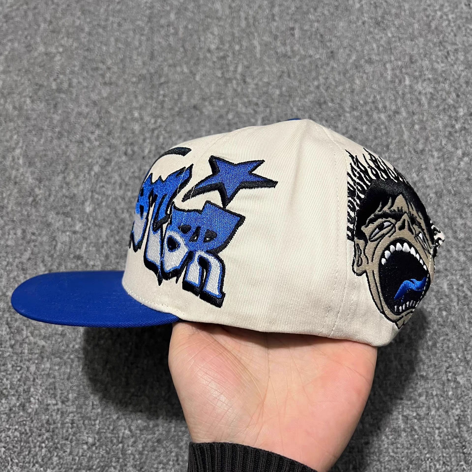 HELLSTAR Hellstar rhinestone embroidered curved brim baseball cap Q7 Size ONE SIZE - 7 Thumbnail