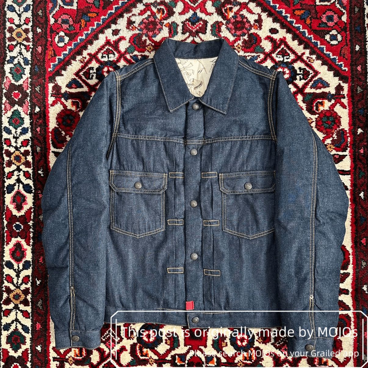 Sz 1 Visvim 18AW 101 Puffer Down Denim Jacket mojos2615
