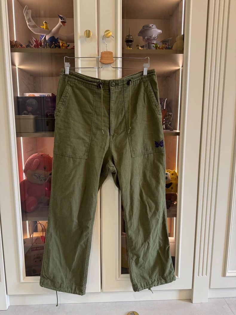 Needles Needles Butterfly Embroidered Cargo Pants - dmc Size US 26 / EU 42 - 1 Thumbnail