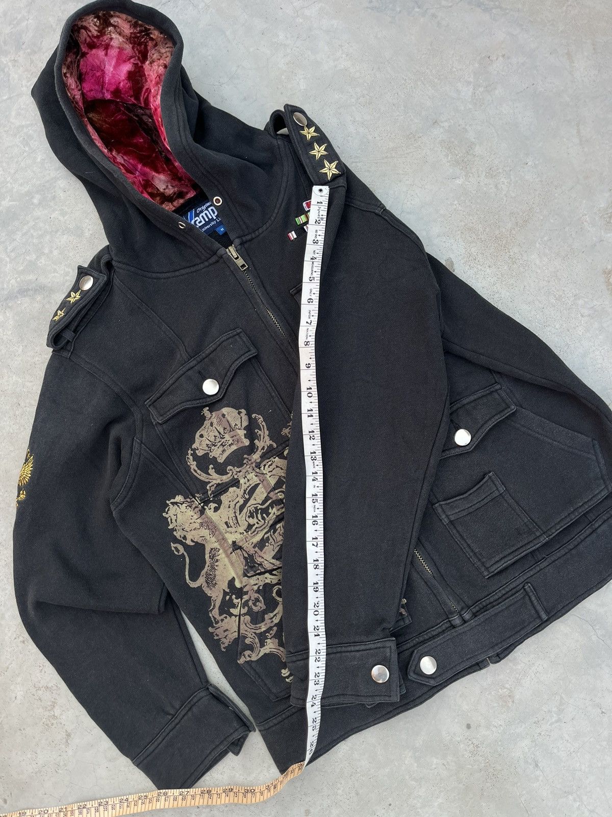 Ed Hardy RARE Y2K GRAPHICS GOTHIC 👹🕷️🐉 Size US M / EU 48-50 / 2 - 7 Thumbnail